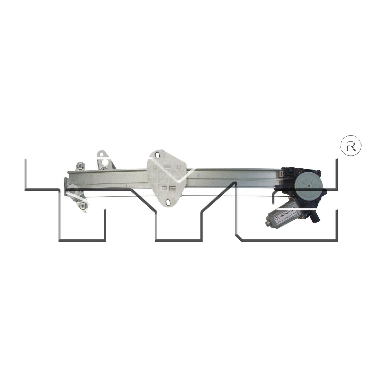 TYC 660378 - Power Window Motor and Regulator Assembly TYC 660378 Power Window Motor and Regulator Assembly product image 2 of 3