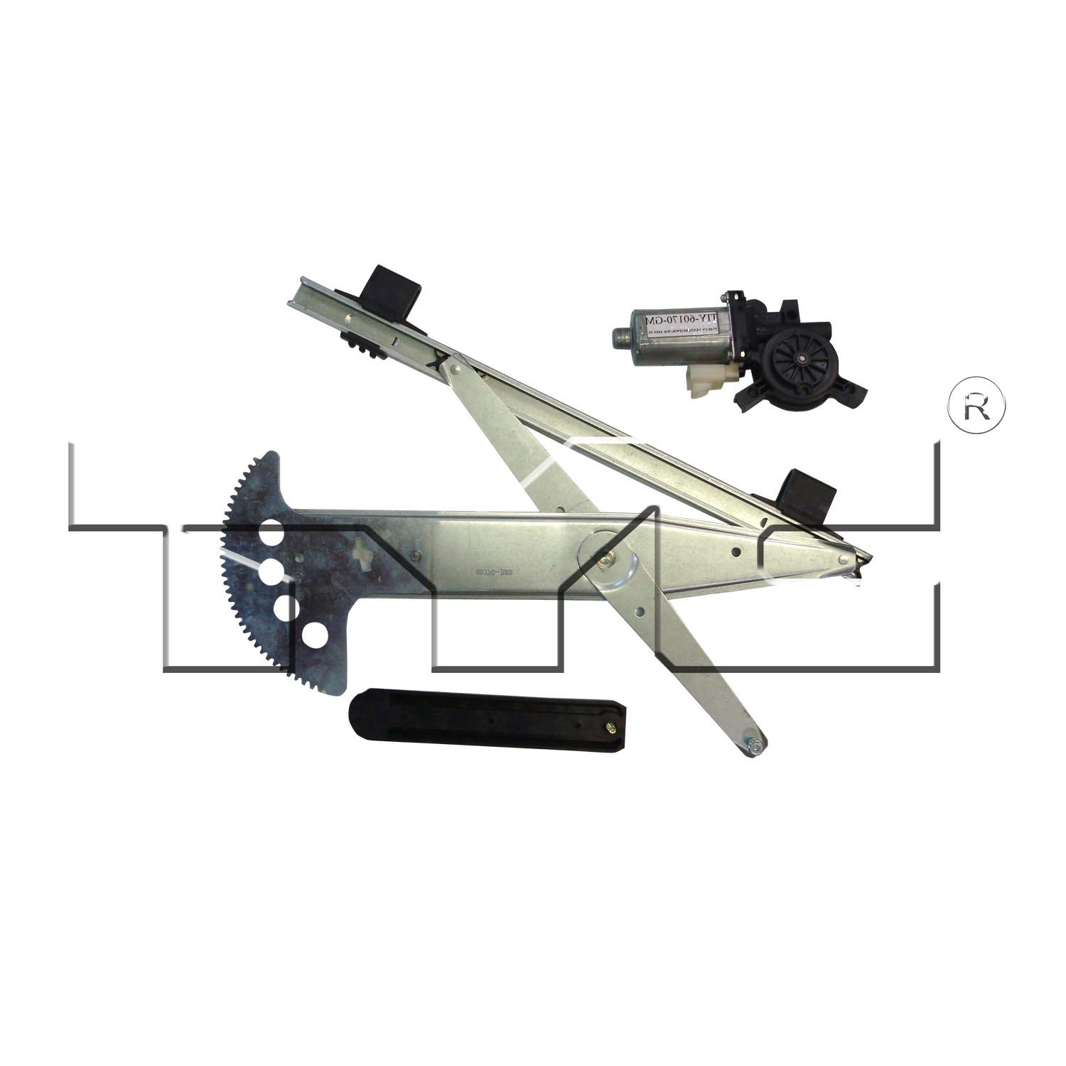TYC 660379 - Power Window Motor and Regulator Assembly TYC 660379 Power Window Motor and Regulator Assembly product image 2 of 3