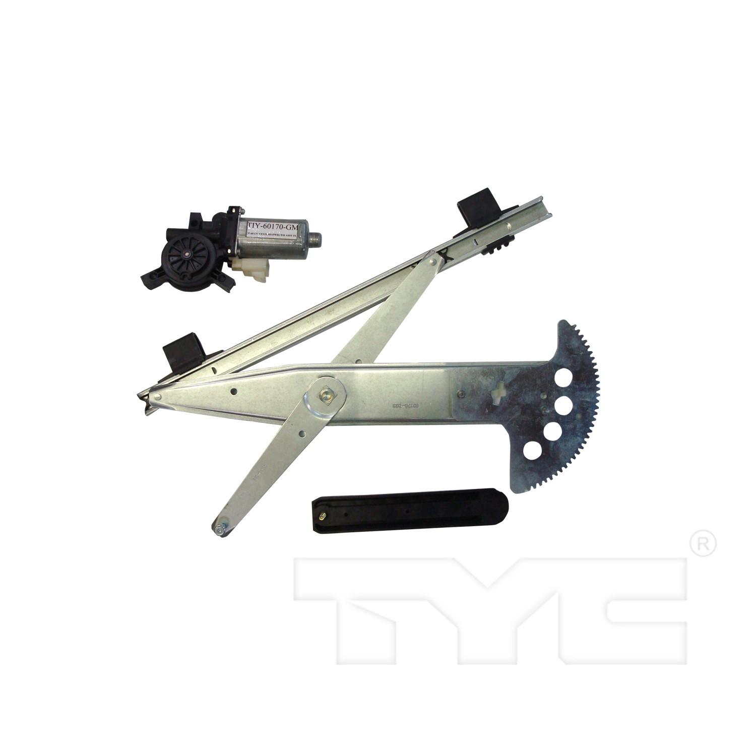 TYC 660380 - Power Window Motor and Regulator Assembly TYC 660380 Power Window Motor and Regulator Assembly product image 2 of 3