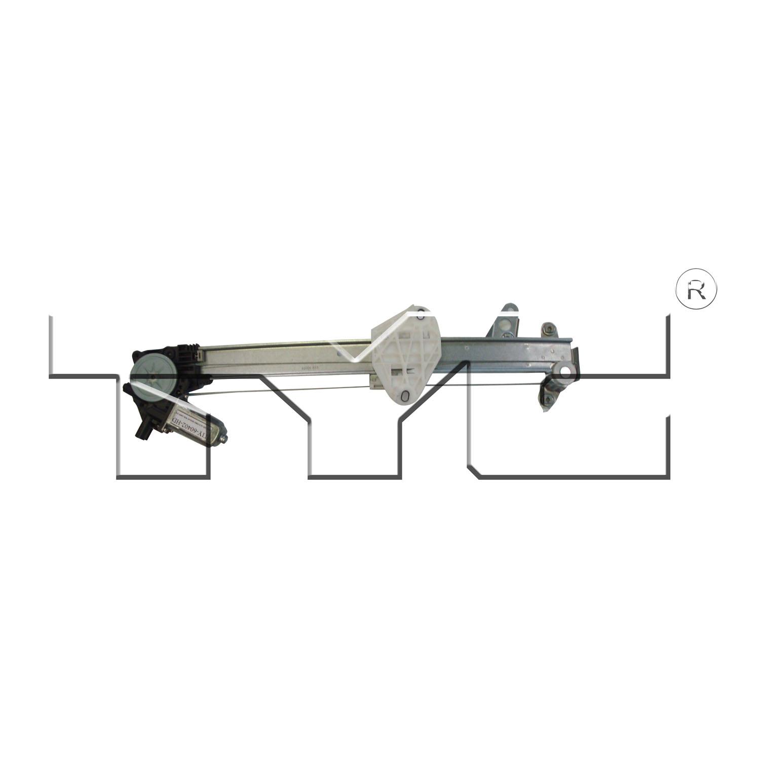 TYC 660383 - Power Window Motor and Regulator Assembly TYC 660383 Power Window Motor and Regulator Assembly product image 2 of 3