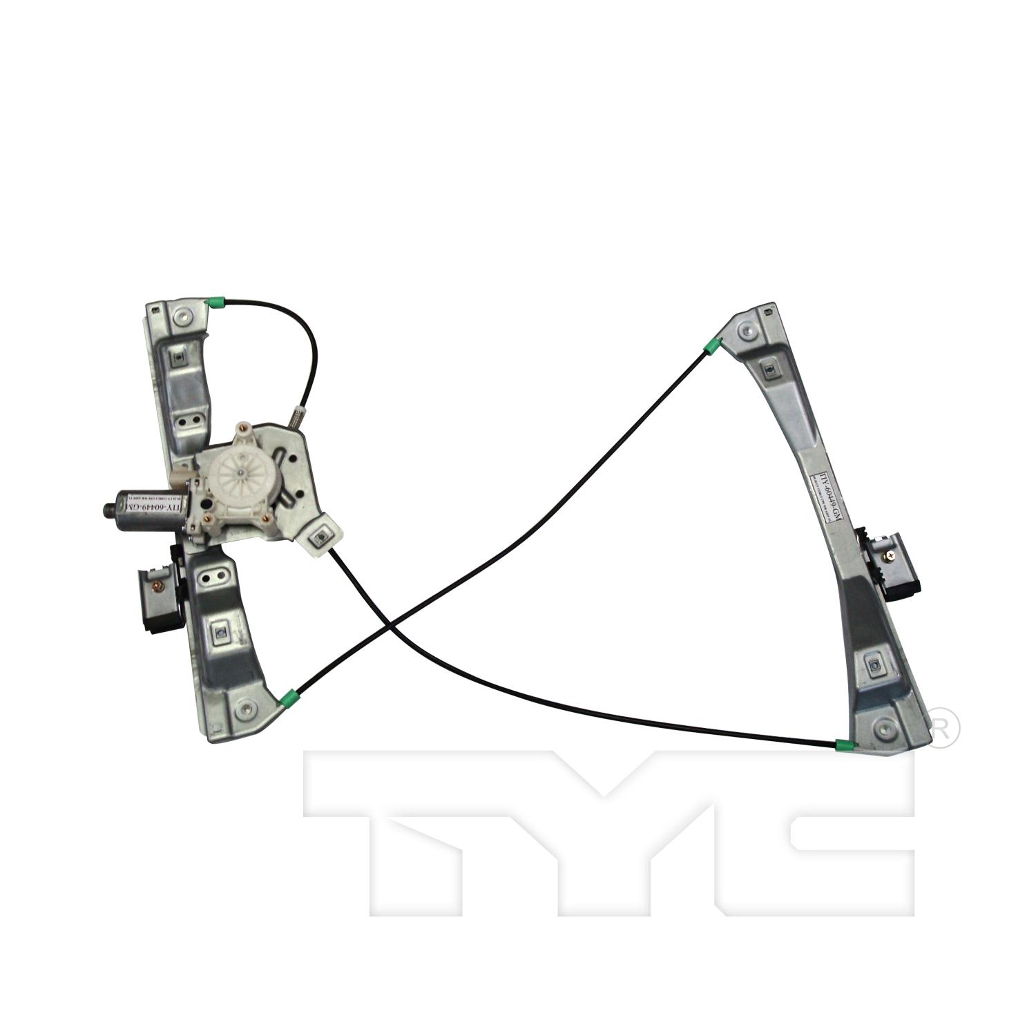 TYC 660388 - Power Window Motor and Regulator Assembly TYC 660388 Power Window Motor and Regulator Assembly product image 1 of 3
