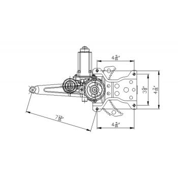 2006 Lexus RX330 Power Window Motor and Regulator Assembly Rear Left TYC 660390 image 1 of 1