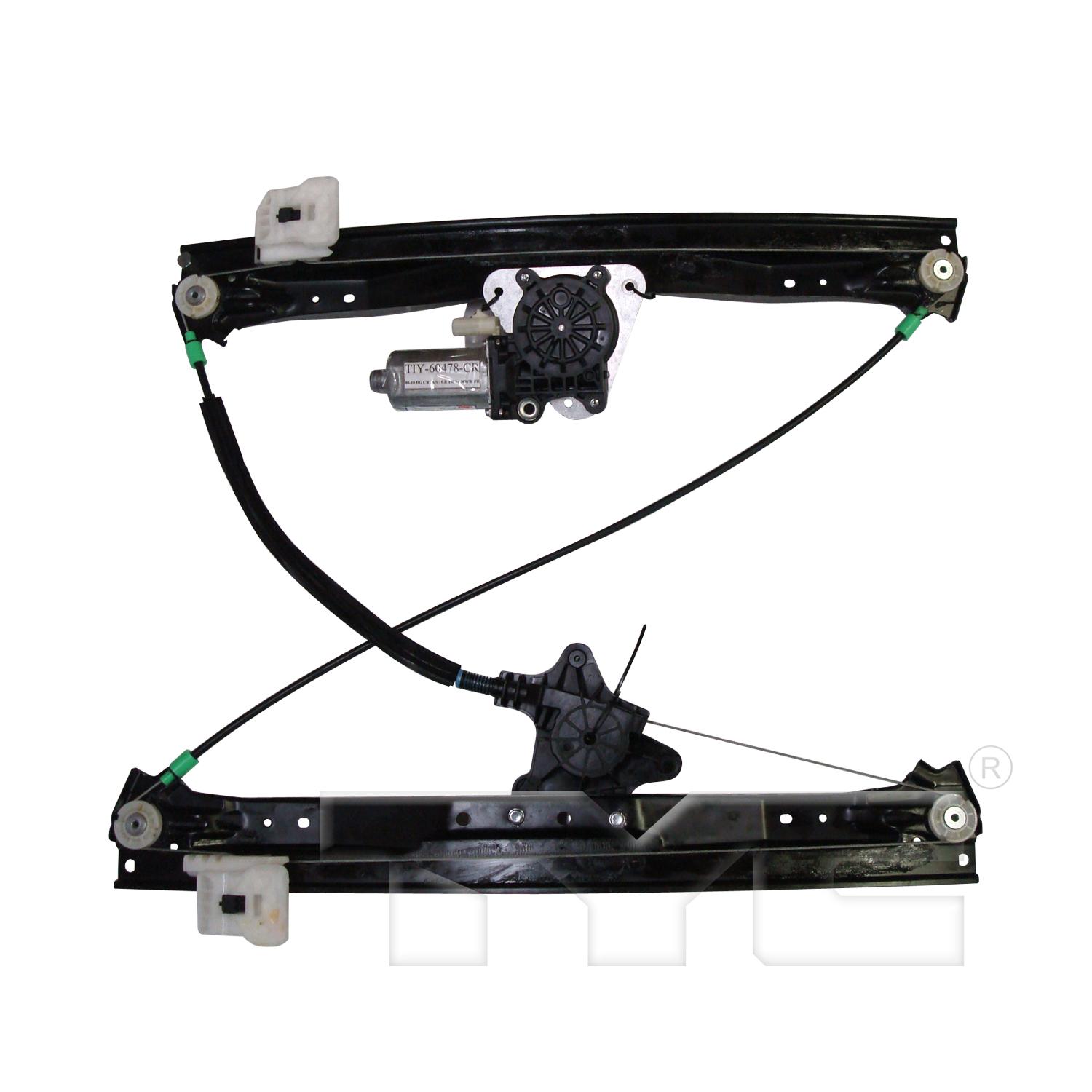 TYC 660395 - Power Window Motor and Regulator Assembly TYC 660395 Power Window Motor and Regulator Assembly product image 2 of 3