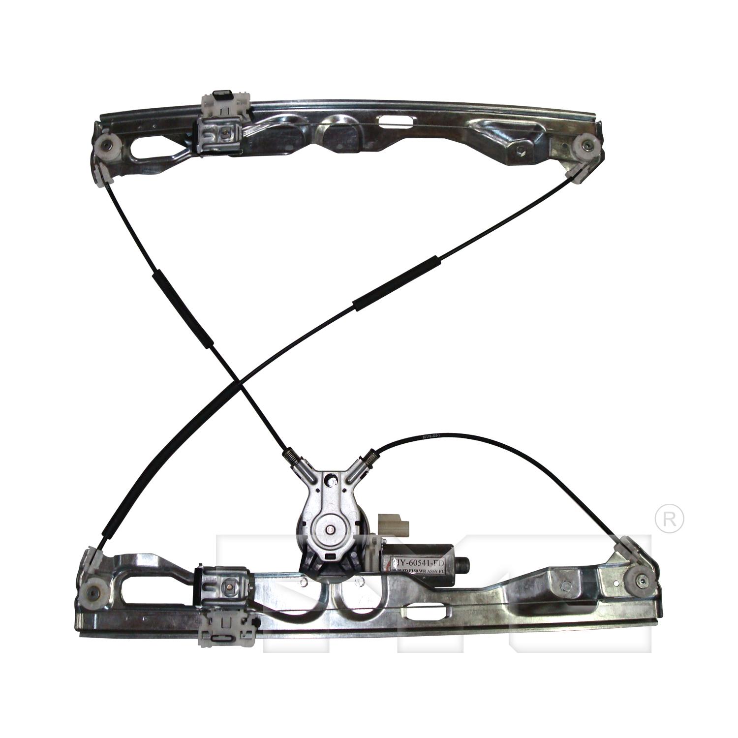 TYC 660400 - Power Window Motor and Regulator Assembly TYC 660400 Power Window Motor and Regulator Assembly product image 2 of 3