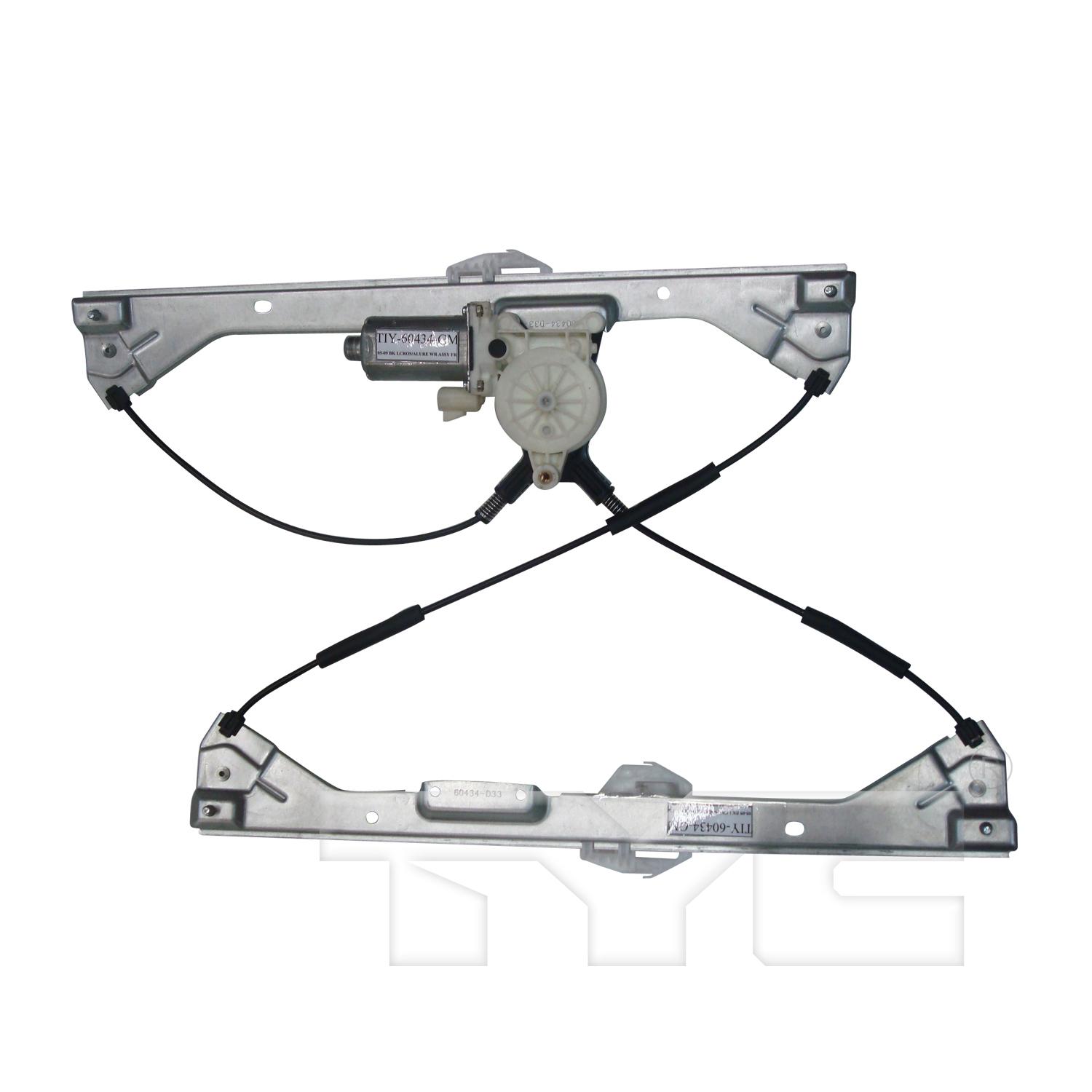 TYC 660415 - Power Window Motor and Regulator Assembly TYC 660415 Power Window Motor and Regulator Assembly product image 1 of 3
