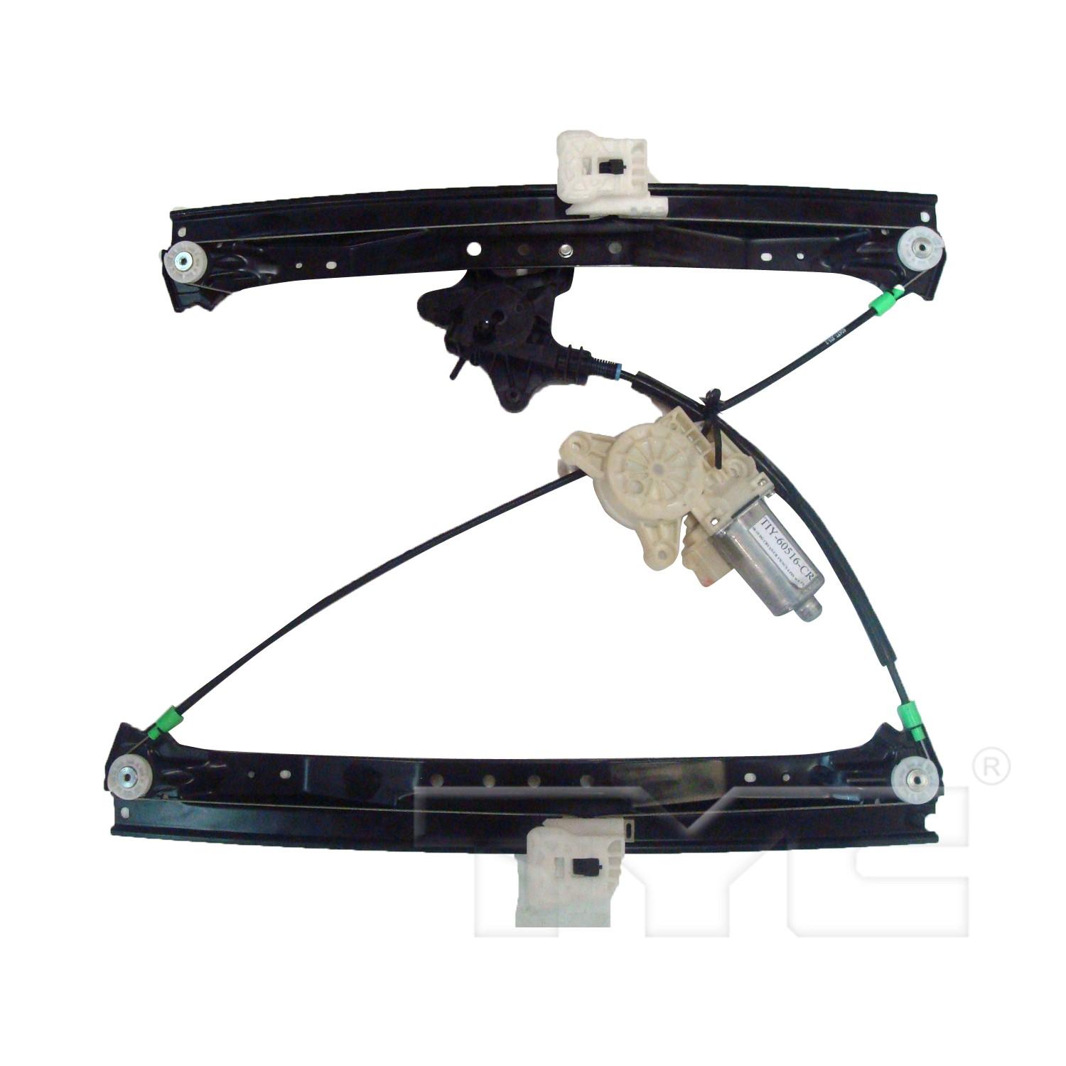 TYC 660425 - Power Window Motor and Regulator Assembly TYC 660425 Power Window Motor and Regulator Assembly product image 2 of 3