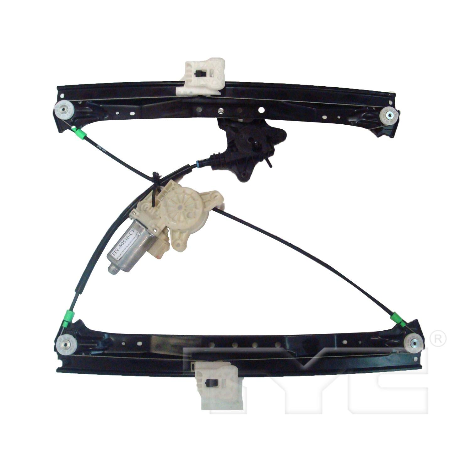 TYC 660426 - Power Window Motor and Regulator Assembly TYC 660426 Power Window Motor and Regulator Assembly product image 2 of 3