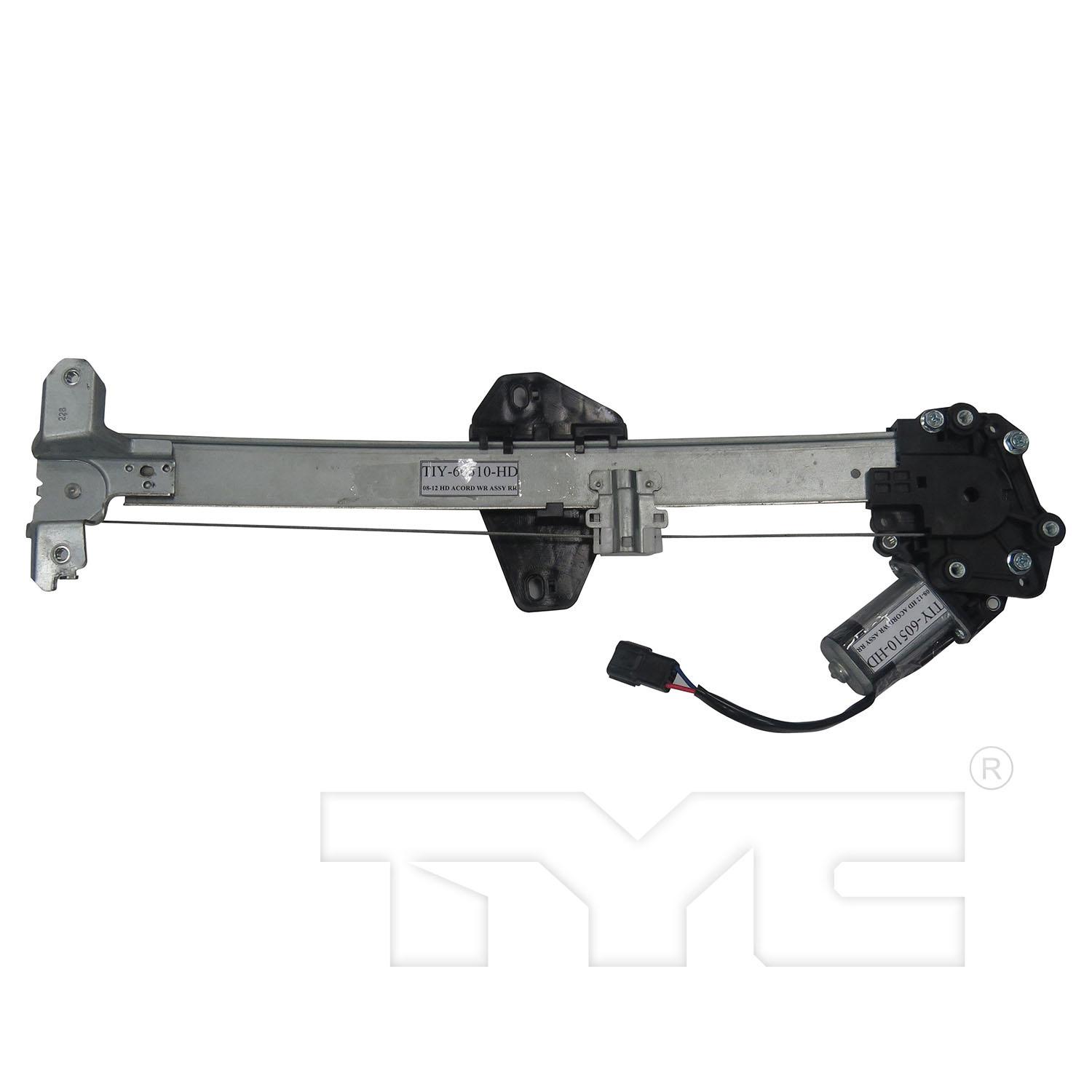 TYC 660461 - Power Window Motor and Regulator Assembly TYC 660461 Power Window Motor and Regulator Assembly product image 1 of 3