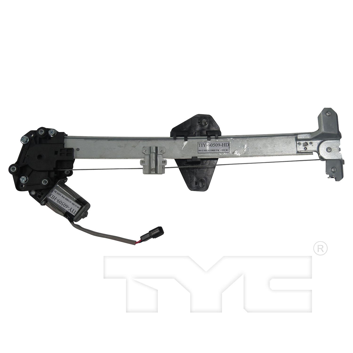 TYC 660462 - Power Window Motor and Regulator Assembly TYC 660462 Power Window Motor and Regulator Assembly product image 1 of 3