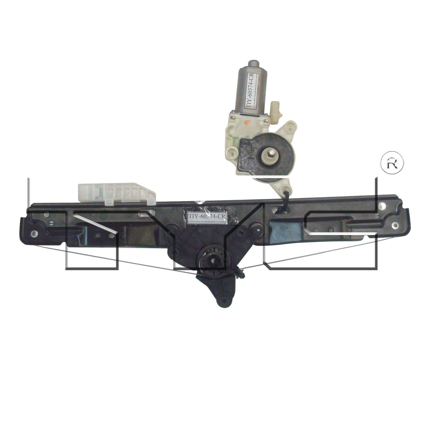 TYC 660473 - Power Window Motor and Regulator Assembly TYC 660473 Power Window Motor and Regulator Assembly product image 1 of 2