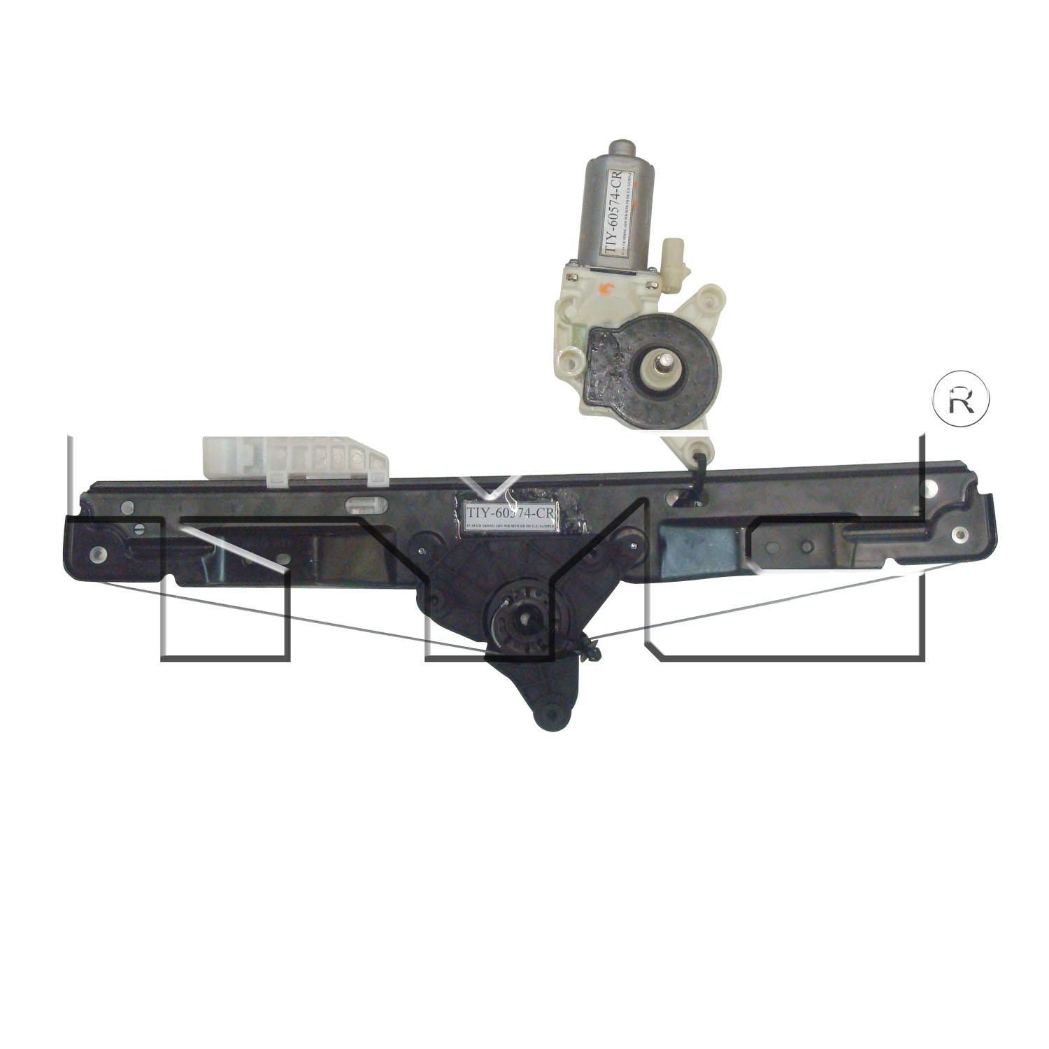TYC 660473 - Power Window Motor and Regulator Assembly TYC 660473 Power Window Motor and Regulator Assembly product image 2 of 2