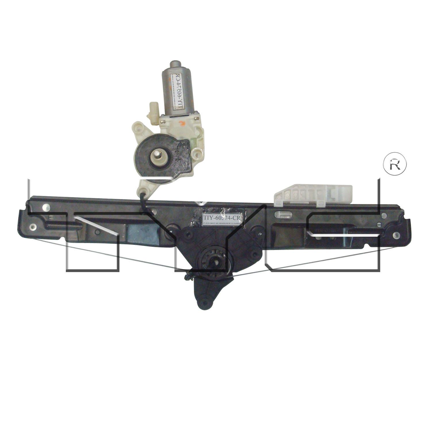 TYC 660474 - Power Window Motor and Regulator Assembly TYC 660474 Power Window Motor and Regulator Assembly product image 1 of 2