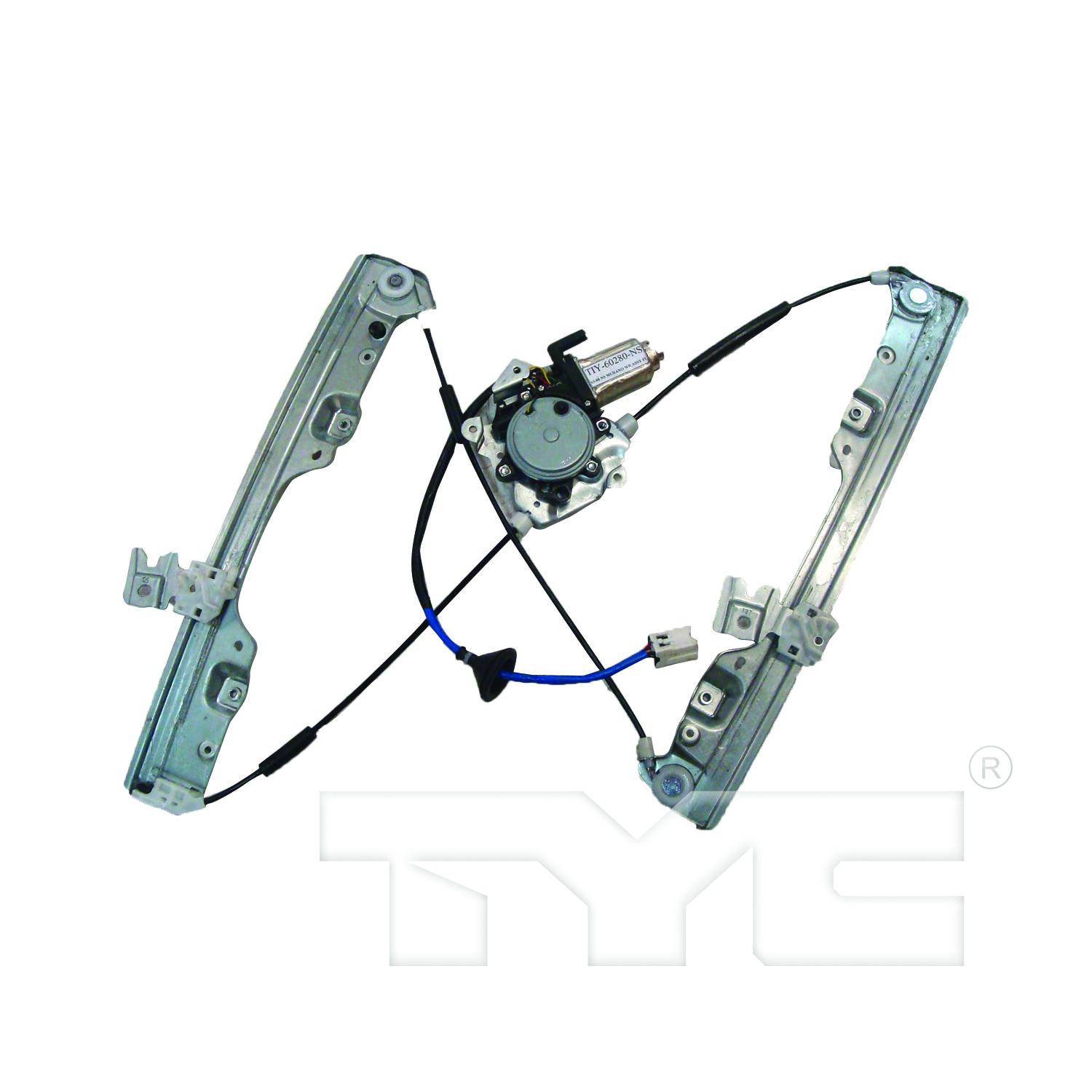 TYC 660498 - Power Window Motor and Regulator Assembly TYC 660498 Power Window Motor and Regulator Assembly product image 2 of 4