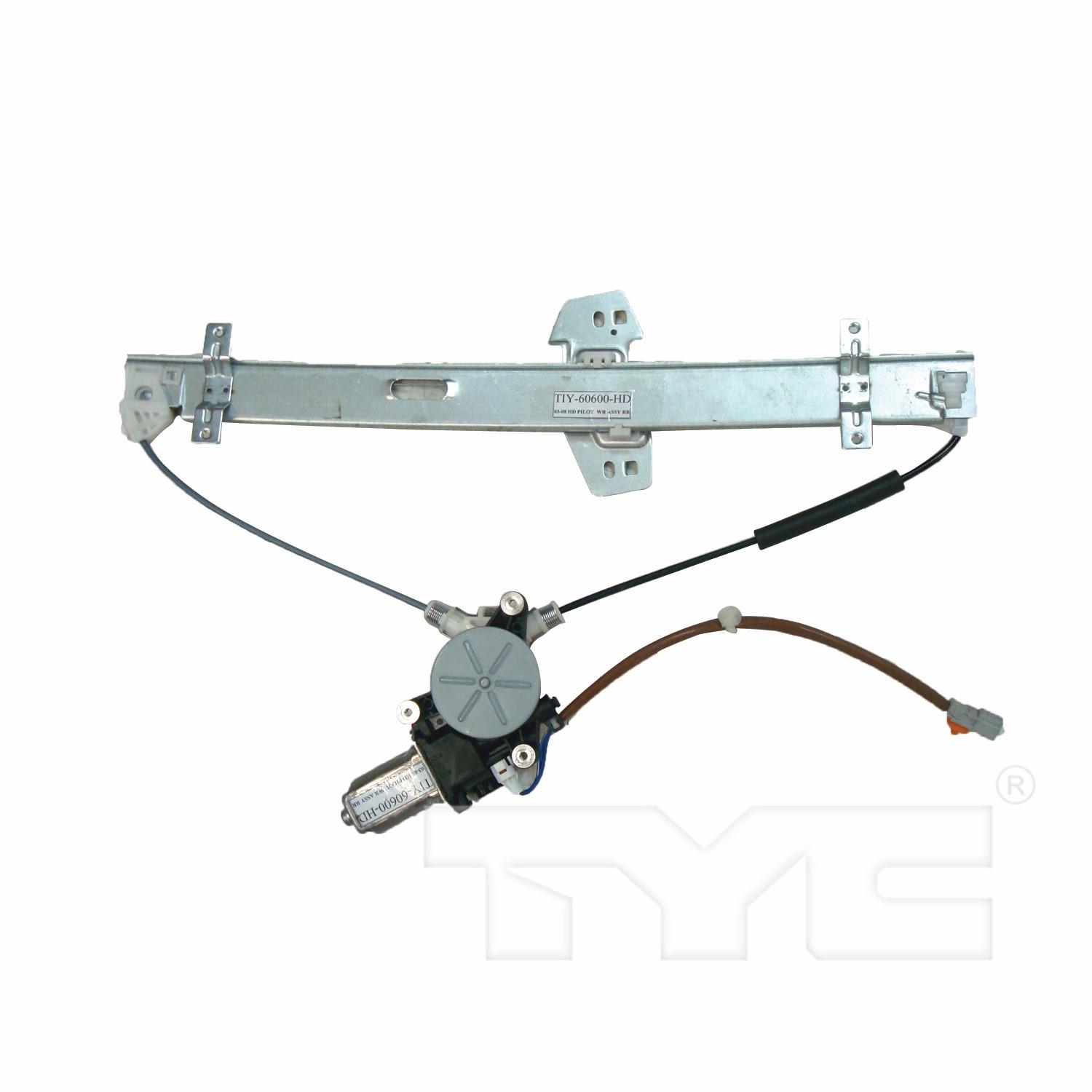 TYC 660501 - Power Window Motor and Regulator Assembly TYC 660501 Power Window Motor and Regulator Assembly product image 1 of 4