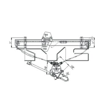 2008 Honda Pilot Power Window Motor and Regulator Assembly Rear Left TYC 660502 image 2 of 4