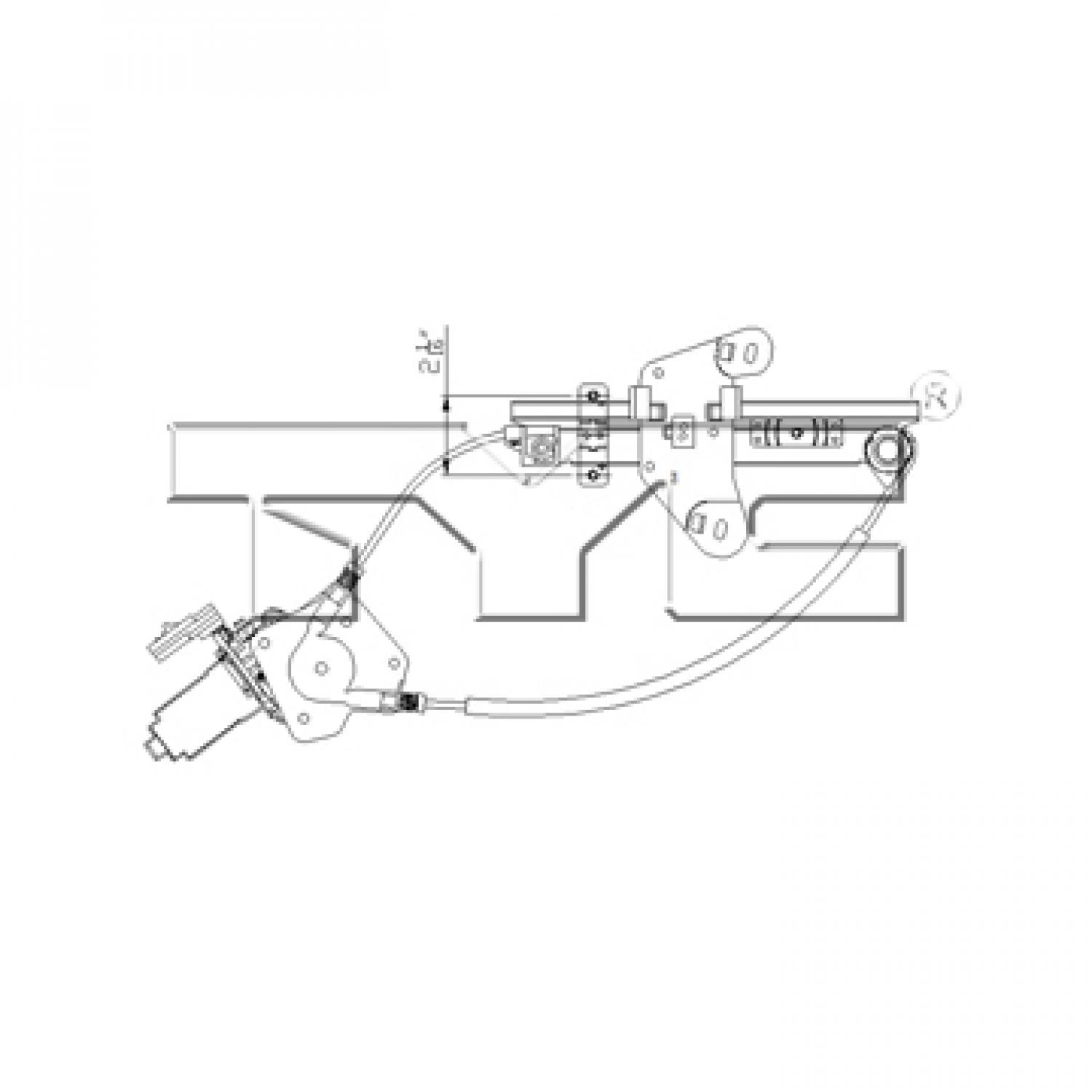 TYC 660515 - Power Window Motor and Regulator Assembly TYC 660515 Power Window Motor and Regulator Assembly product image 4 of 5