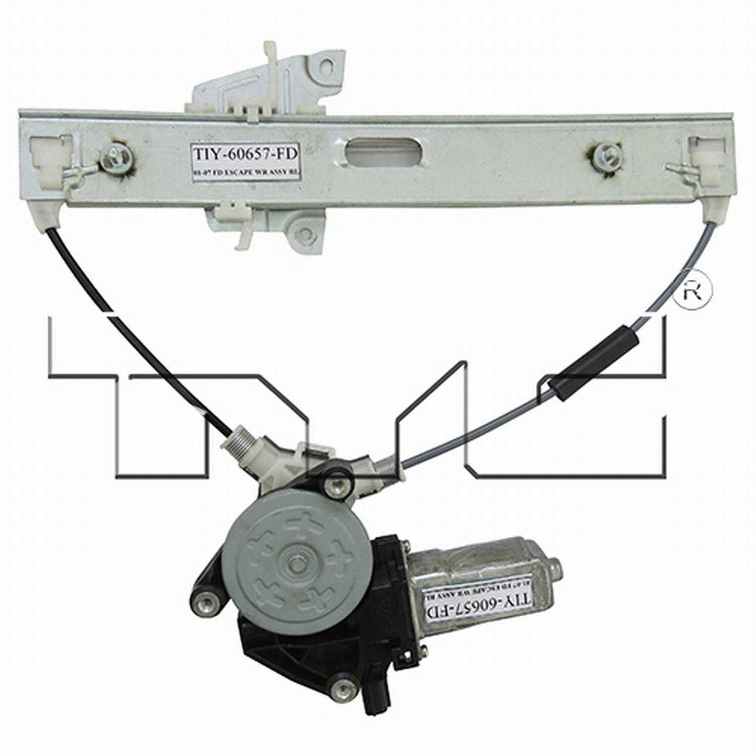 TYC 660532 - Power Window Motor and Regulator Assembly TYC 660532 Power Window Motor and Regulator Assembly product image 3 of 5