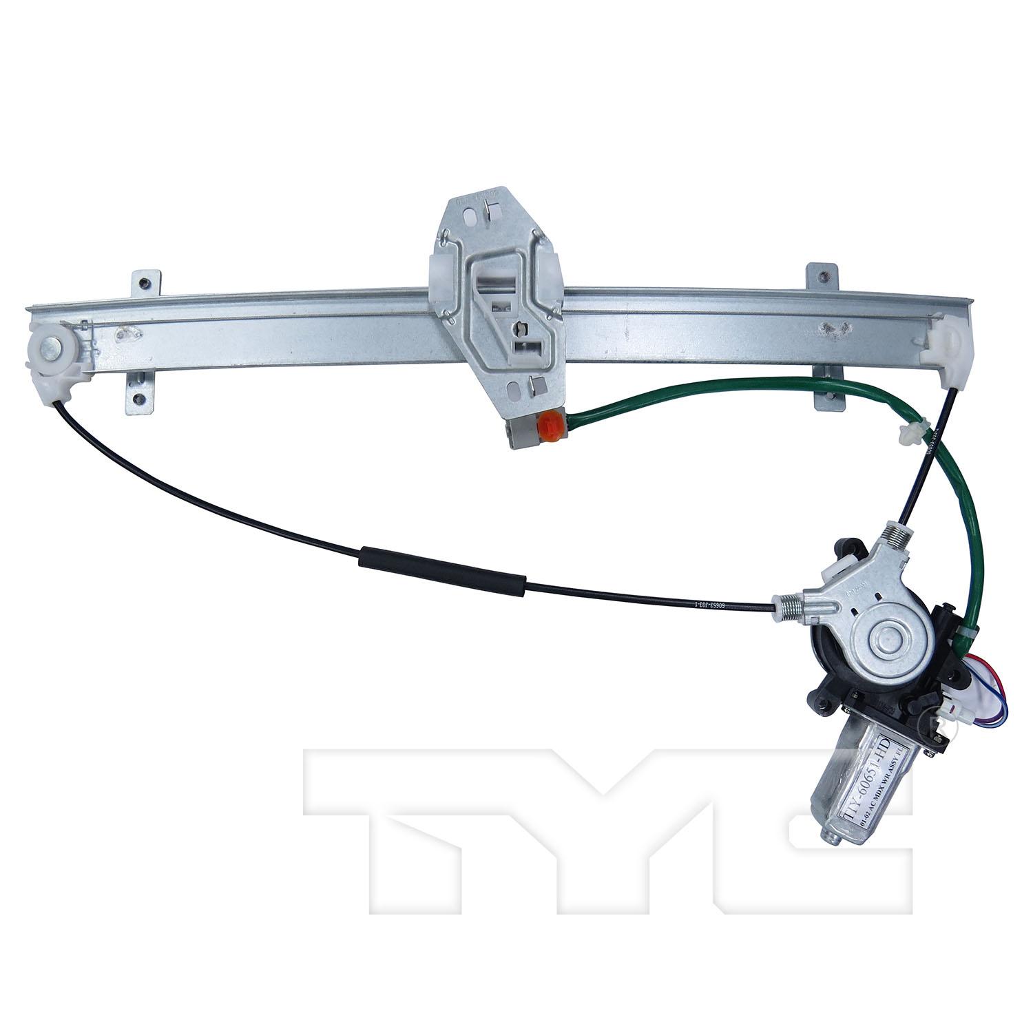 TYC 660566 - Power Window Motor and Regulator Assembly TYC 660566 Power Window Motor and Regulator Assembly product image 2 of 3