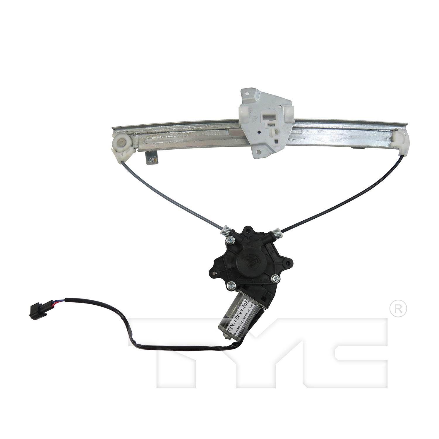 TYC 660568 - Power Window Motor and Regulator Assembly TYC 660568 Power Window Motor and Regulator Assembly product image 2 of 3