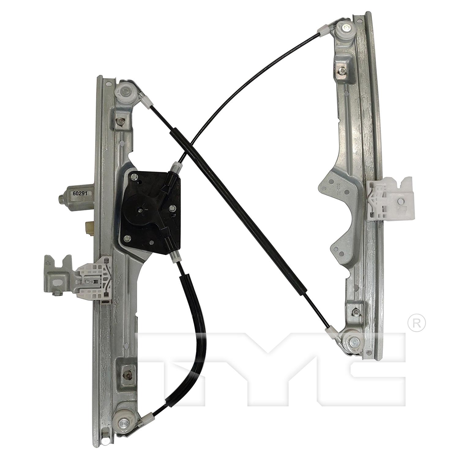 TYC 660628 - Power Window Motor and Regulator Assembly TYC 660628 Power Window Motor and Regulator Assembly product image 2 of 3