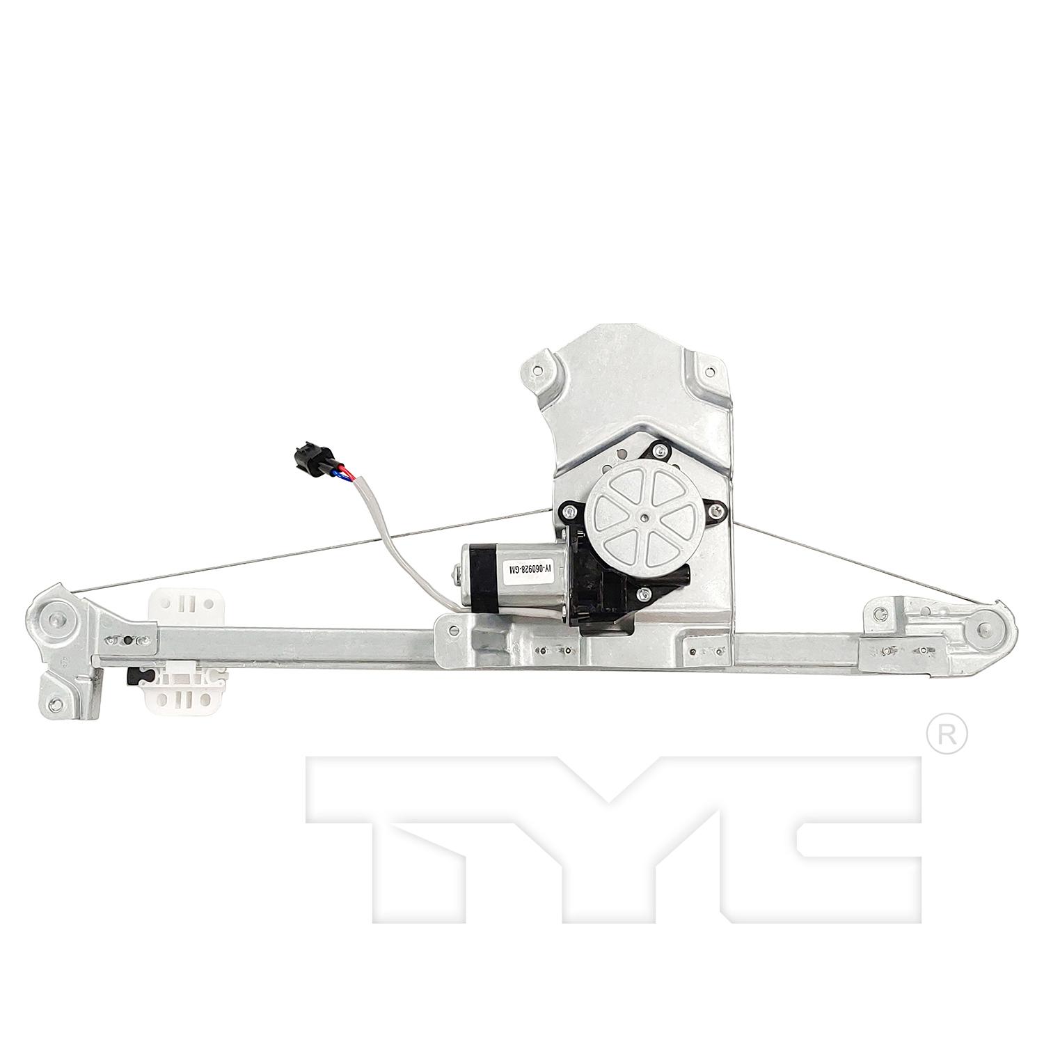 TYC 660695 - Power Window Motor and Regulator Assembly TYC 660695 Power Window Motor and Regulator Assembly product image 2 of 3