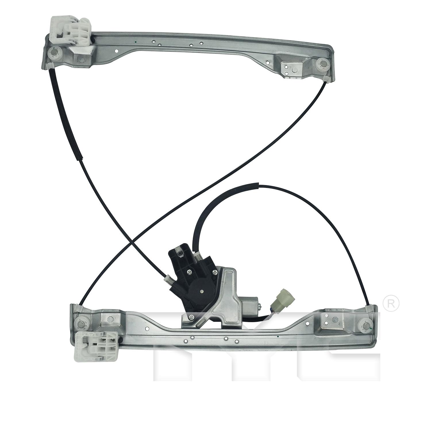 TYC 660724 - Power Window Motor and Regulator Assembly TYC 660724 Power Window Motor and Regulator Assembly product image 2 of 3