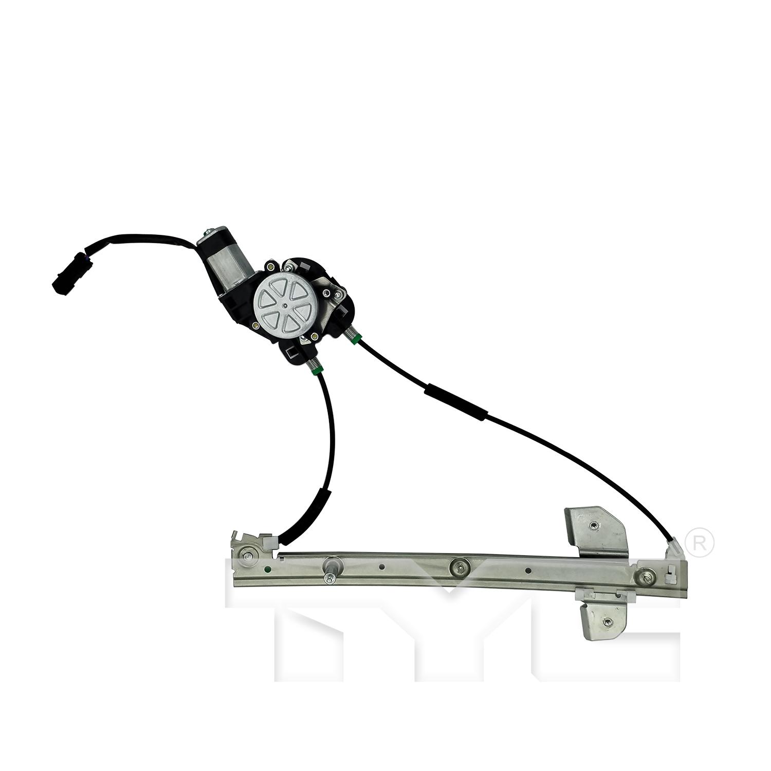 TYC 660729 Power Window Motor and Regulator Assembly product image 1 of 3