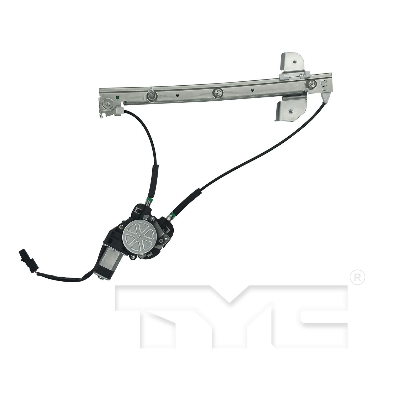 TYC 660730 - Power Window Motor and Regulator Assembly TYC 660730 Power Window Motor and Regulator Assembly product image 2 of 3