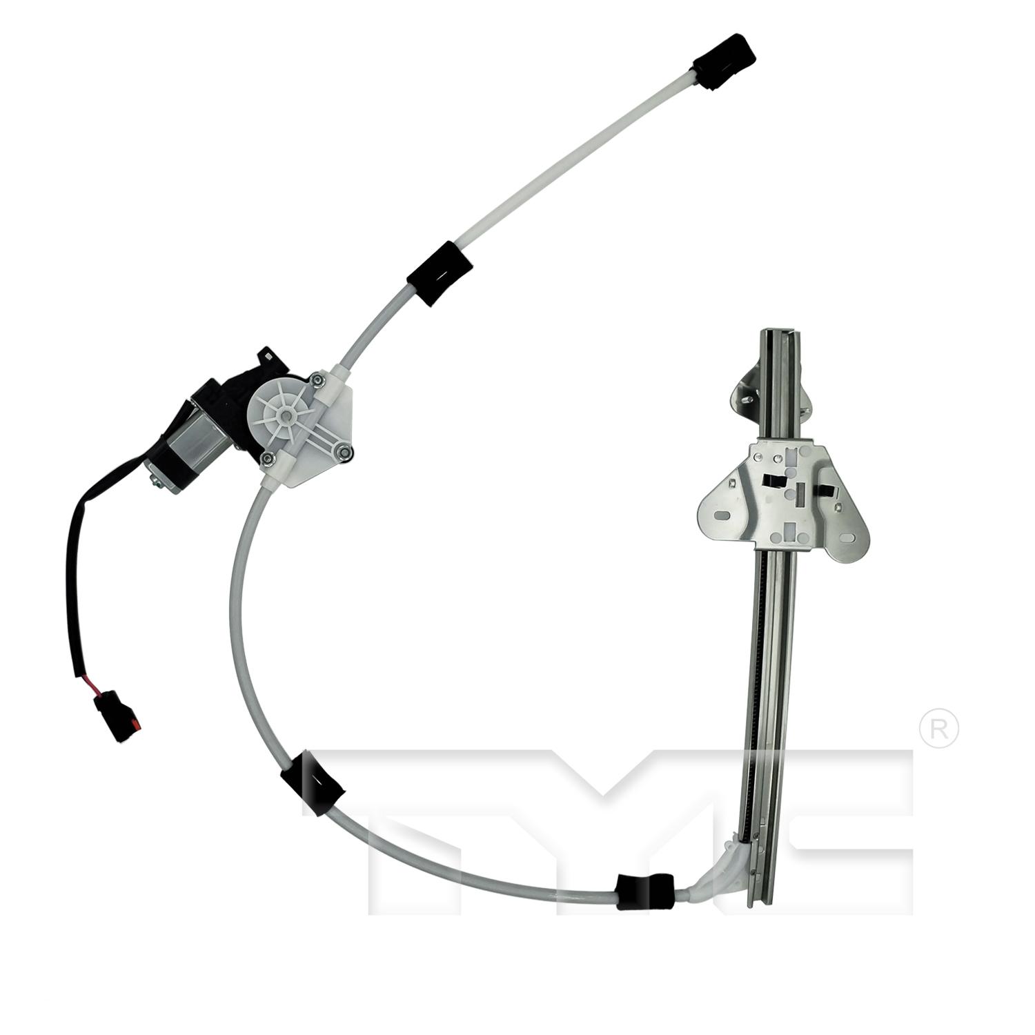 TYC 660731 - Power Window Motor and Regulator Assembly TYC 660731 Power Window Motor and Regulator Assembly product image 2 of 3