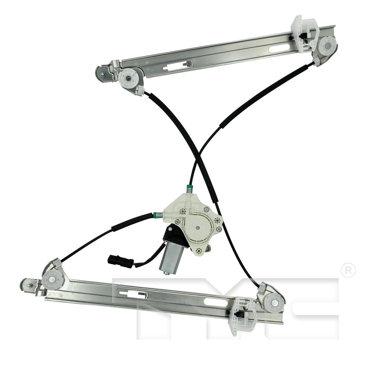 TYC 660733 - Power Window Motor and Regulator Assembly TYC 660733 Power Window Motor and Regulator Assembly product image 2 of 3