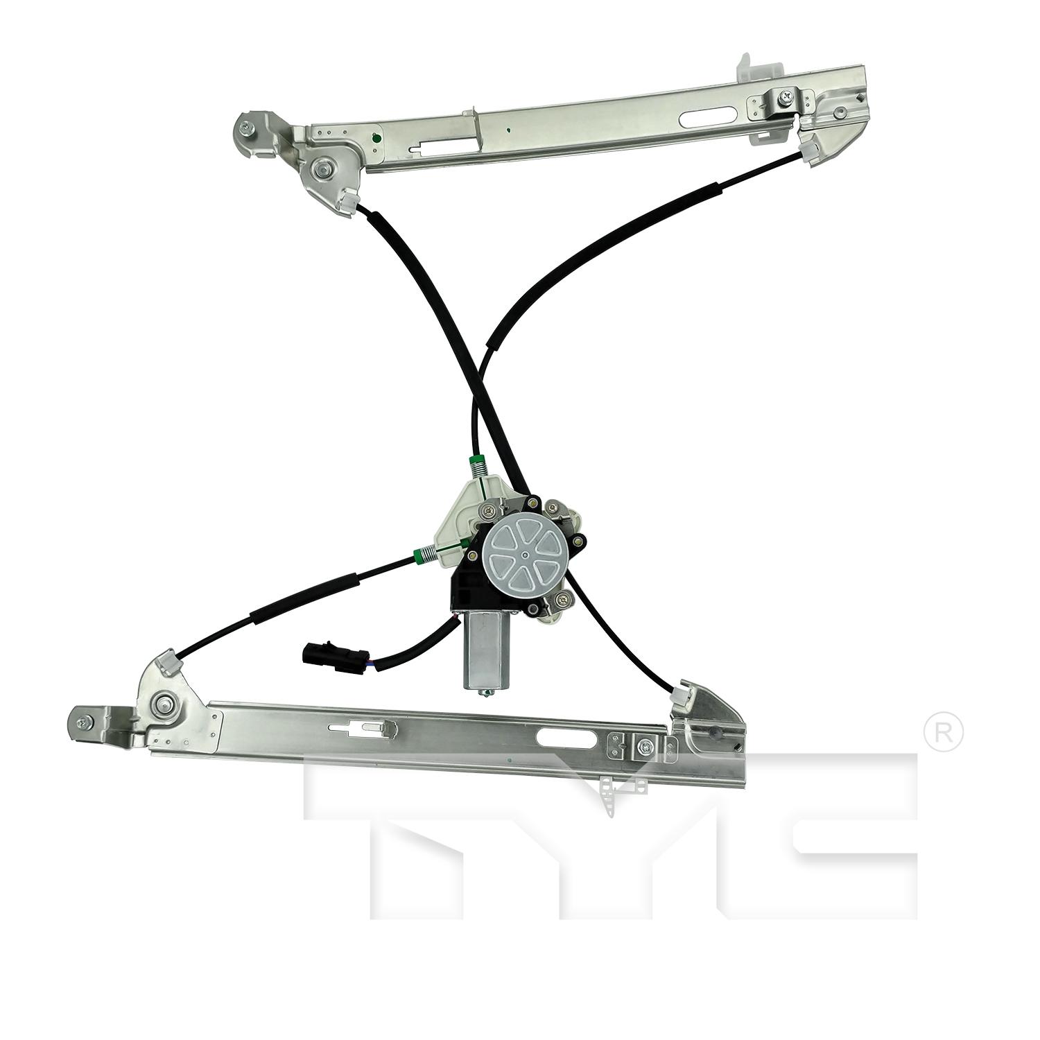 TYC 660734 - Power Window Motor and Regulator Assembly TYC 660734 Power Window Motor and Regulator Assembly product image 2 of 3
