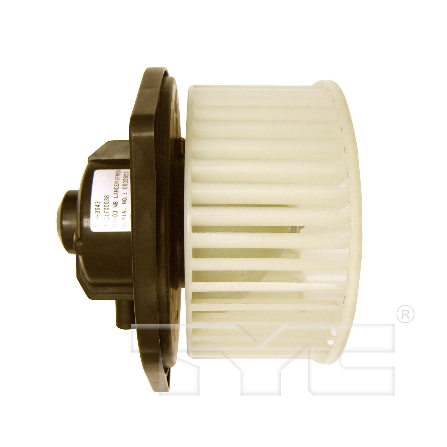 TYC 700038 HVAC Blower Motor product image 4 of 5