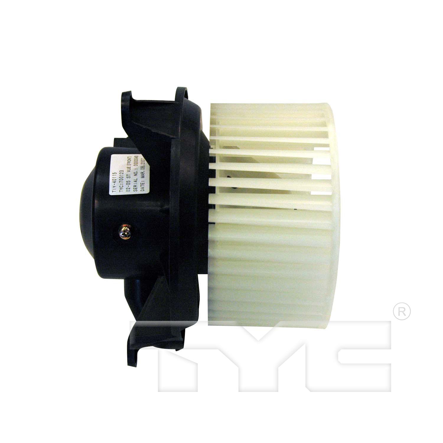 TYC 700123 - HVAC Blower Motor TYC 700123 HVAC Blower Motor product image 4 of 5