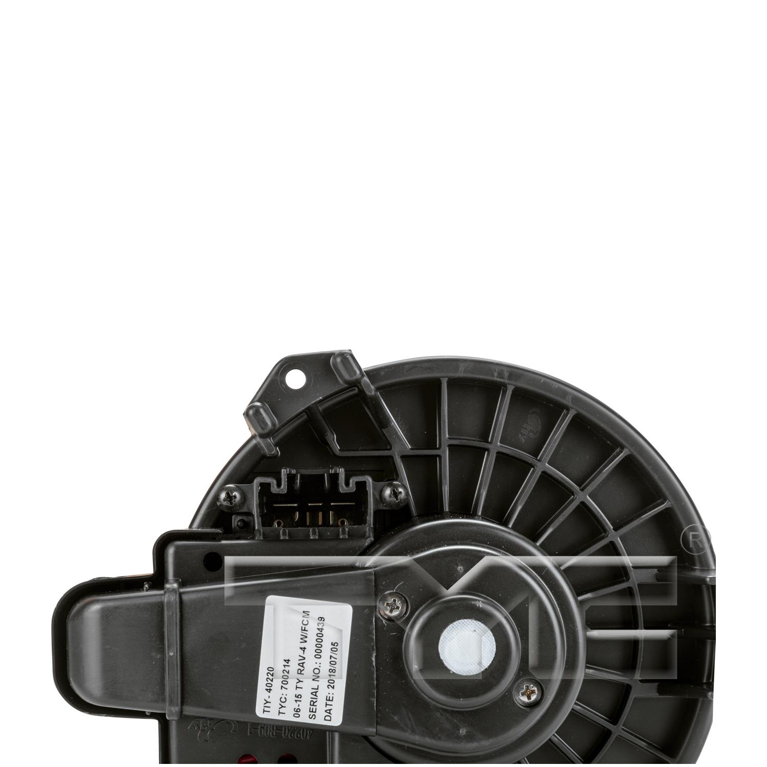 TYC 700214 - HVAC Blower Motor TYC 700214 HVAC Blower Motor product image 3 of 5