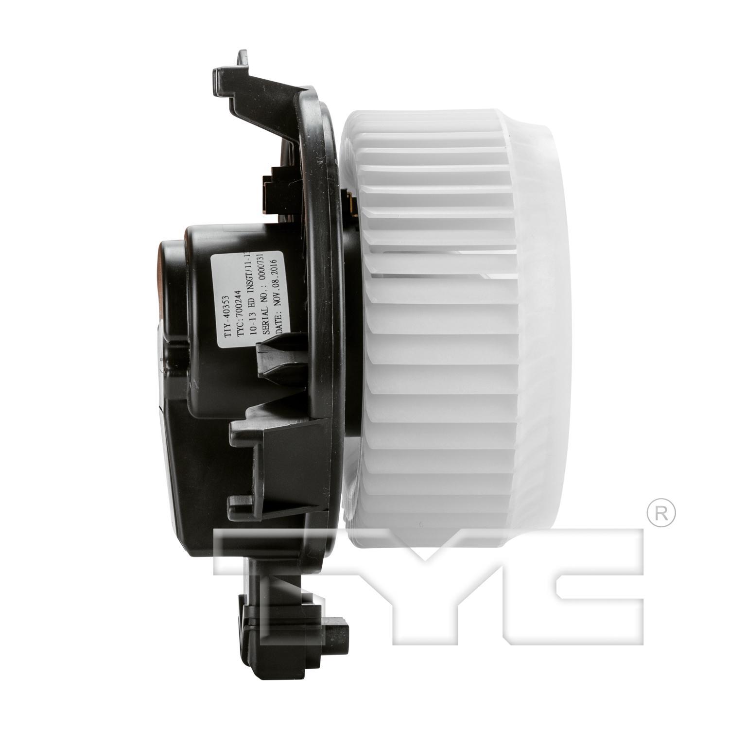 TYC 700244 HVAC Blower Motor product image 4 of 5