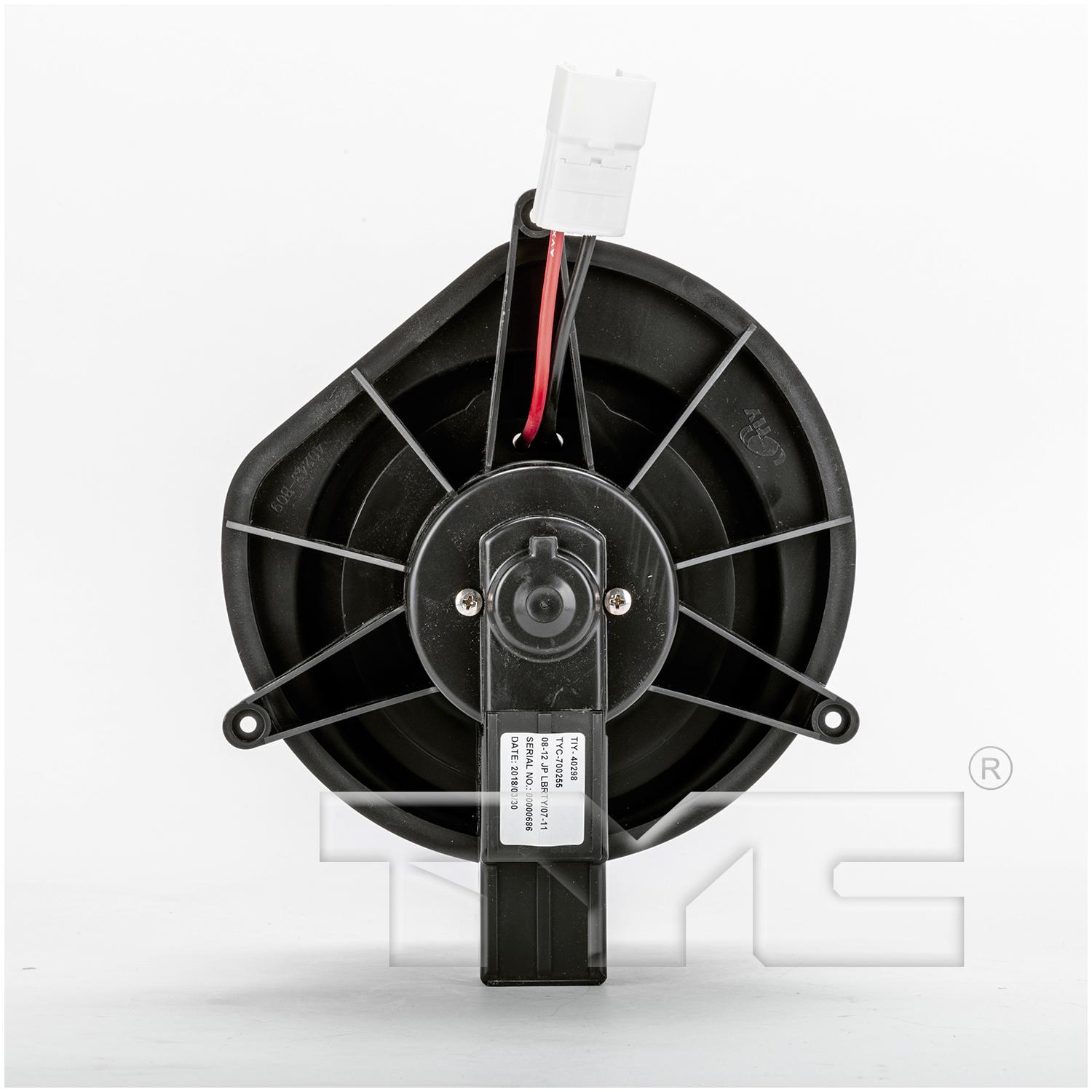 TYC 700255 - HVAC Blower Motor TYC 700255 HVAC Blower Motor product image 5 of 5