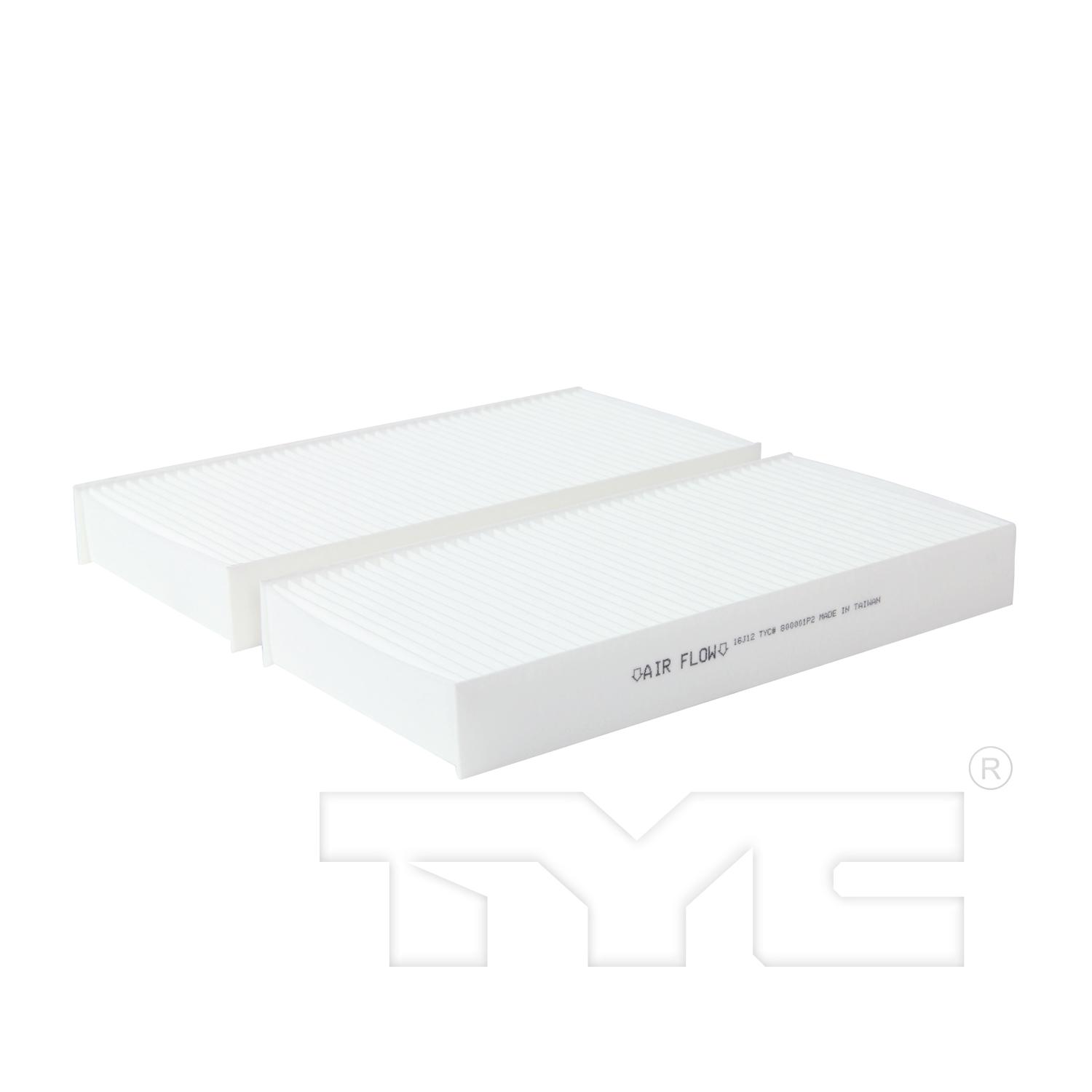 TYC 800001P2 Cabin Air Filter product image 2 of 2