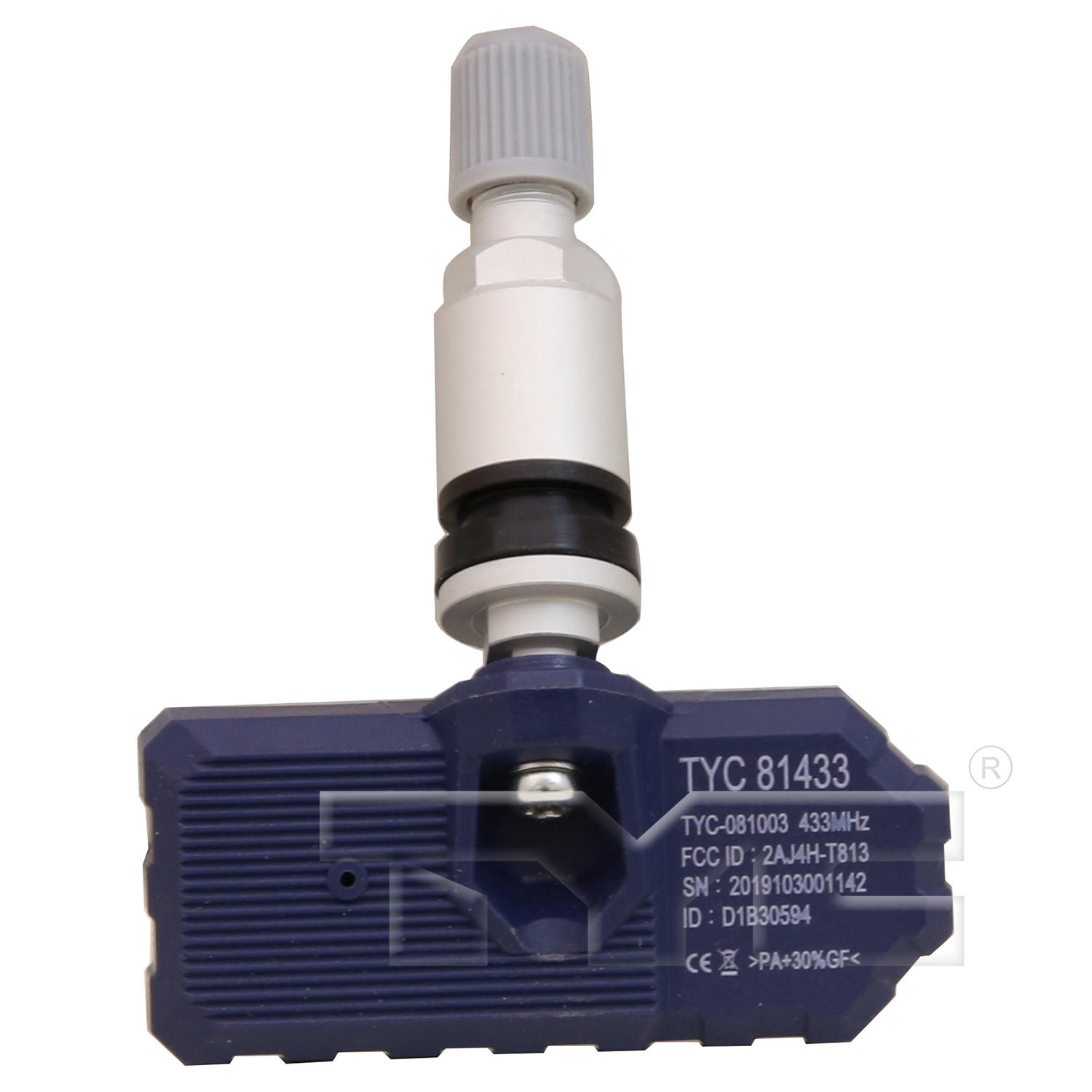 TYC 81433 - Tire Pressure Monitoring System Programmable Sensor TYC 81433 Tire Pressure Monitoring System Programmable Sensor product image 17 of 20