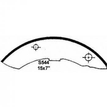 1986 Ford B7000 Drum Brake Shoe Rear Wagner Brake ANA544AR image 1 of 2