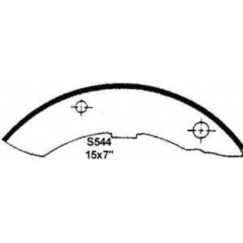 1986 Ford B7000 Drum Brake Shoe Rear Wagner Brake ANA544AR image 2 of 2