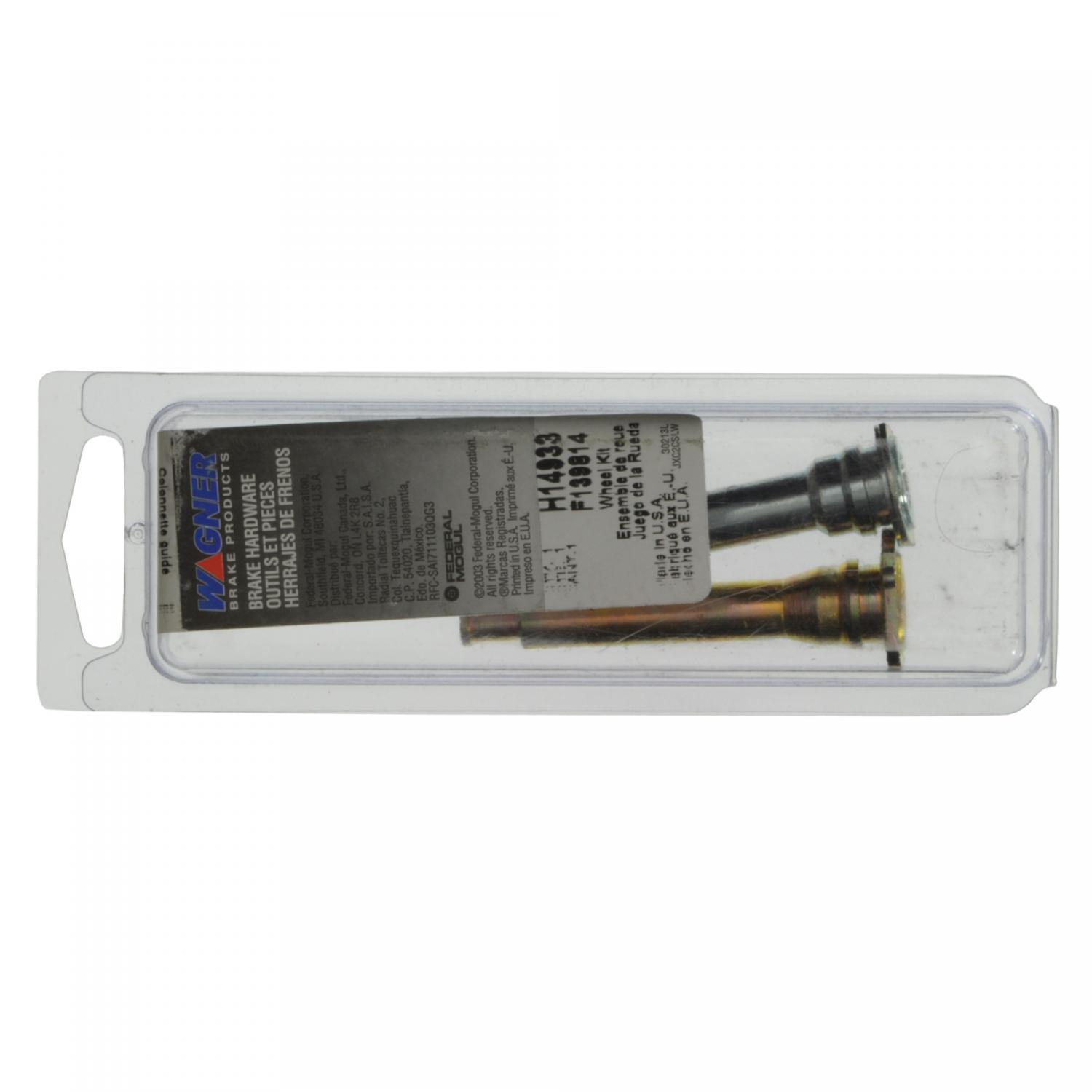 Wagner Brake H14933 Disc Brake Caliper Bolt product image 1 of 2