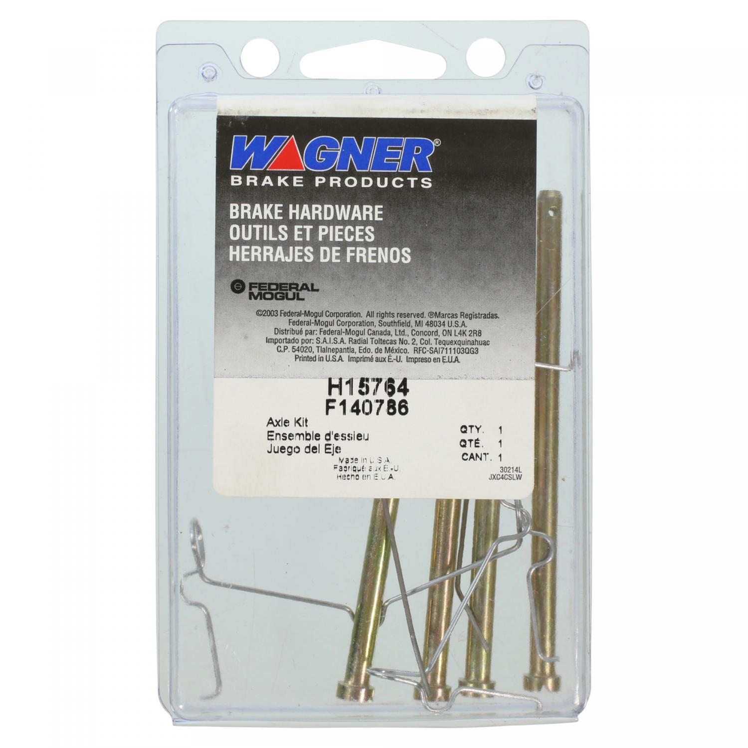 Wagner Brake H15764 - Disc Brake Hardware Kit Wagner Brake H15764 Disc Brake Hardware Kit product image 1 of 2