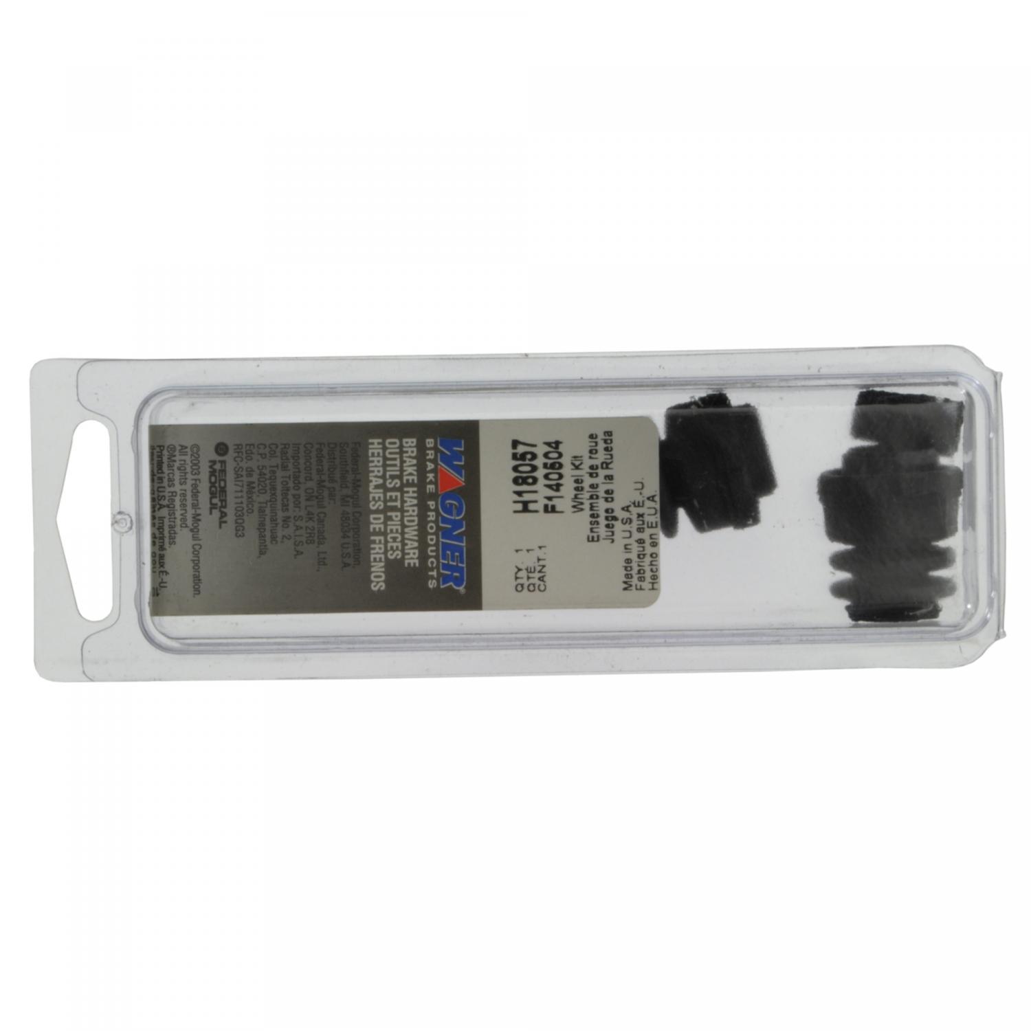 Wagner Brake H18057 - Disc Brake Caliper Guide Pin Boot Kit Wagner Brake H18057 Disc Brake Caliper Guide Pin Boot Kit product image 1 of 2