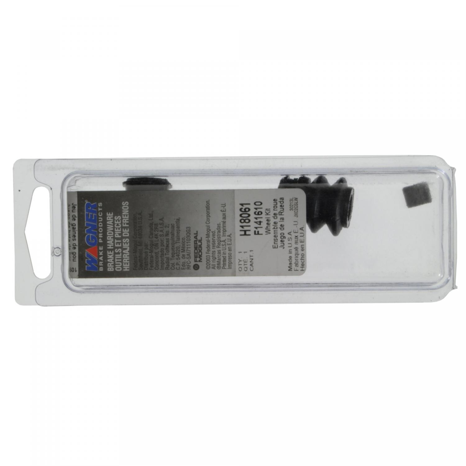 Wagner Brake H18061 - Disc Brake Caliper Guide Pin Boot Kit Wagner Brake H18061 Disc Brake Caliper Guide Pin Boot Kit product image 1 of 2