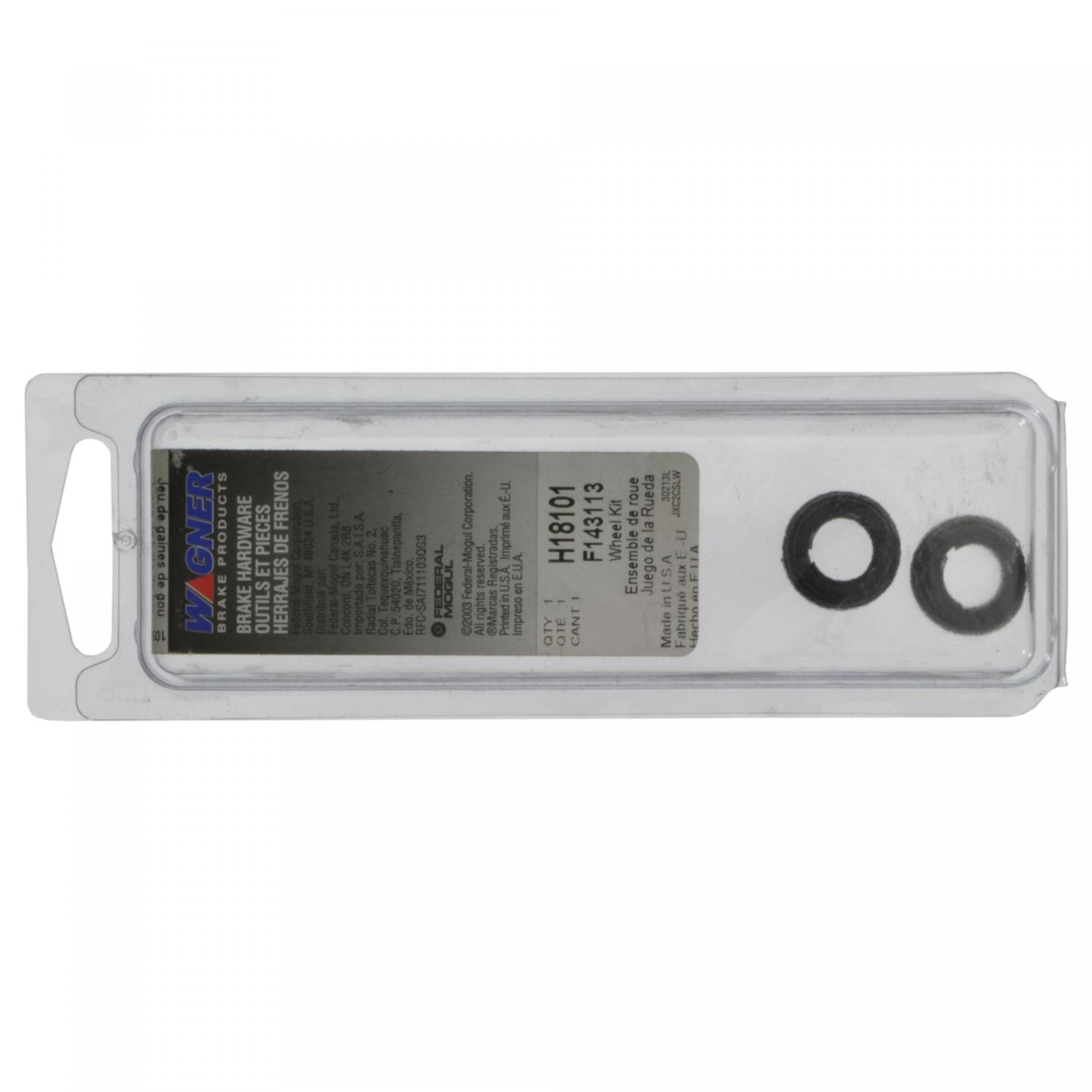 Wagner Brake H18101 - Disc Brake Caliper Guide Pin Boot Kit Wagner Brake H18101 Disc Brake Caliper Guide Pin Boot Kit product image 1 of 2