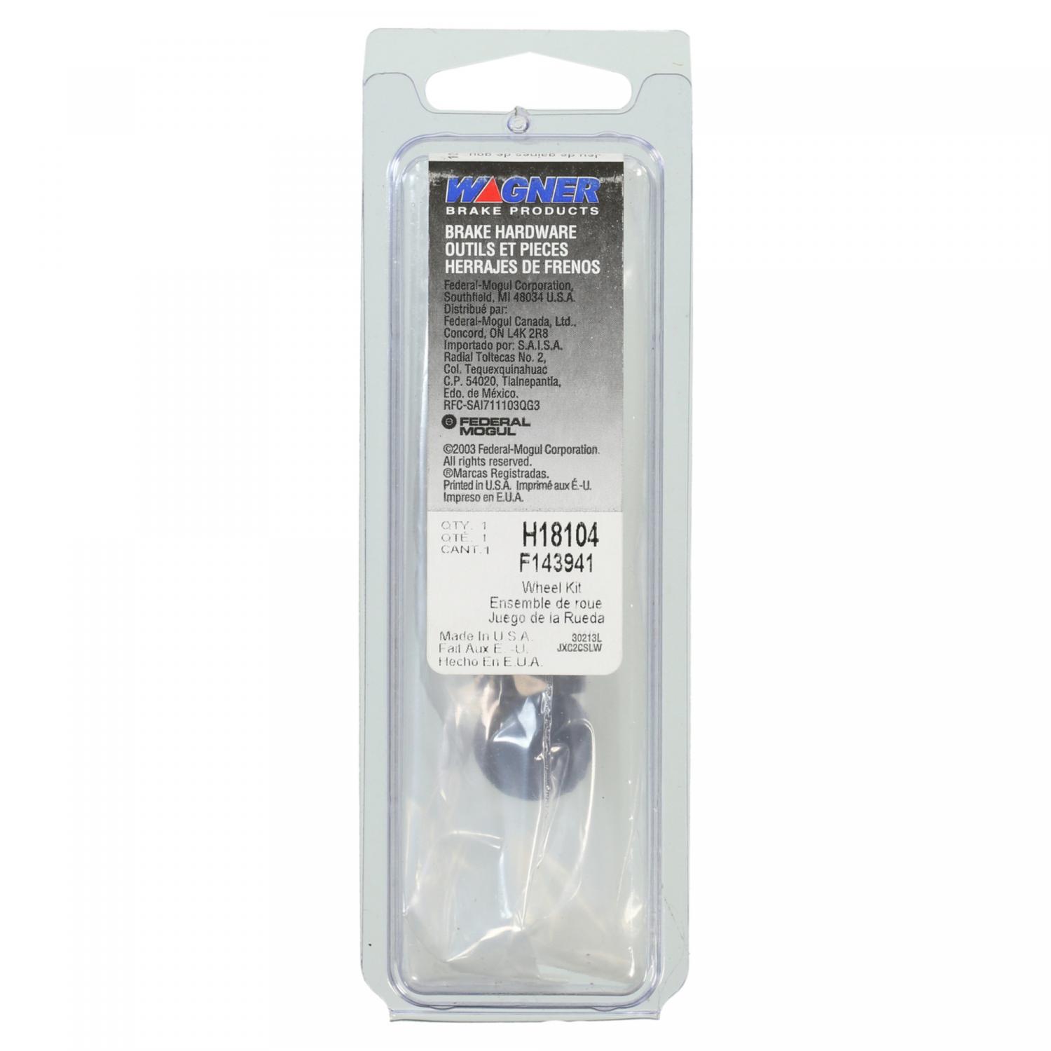 Wagner Brake H18104 - Disc Brake Caliper Guide Pin Boot Kit Wagner Brake H18104 Disc Brake Caliper Guide Pin Boot Kit product image 1 of 2