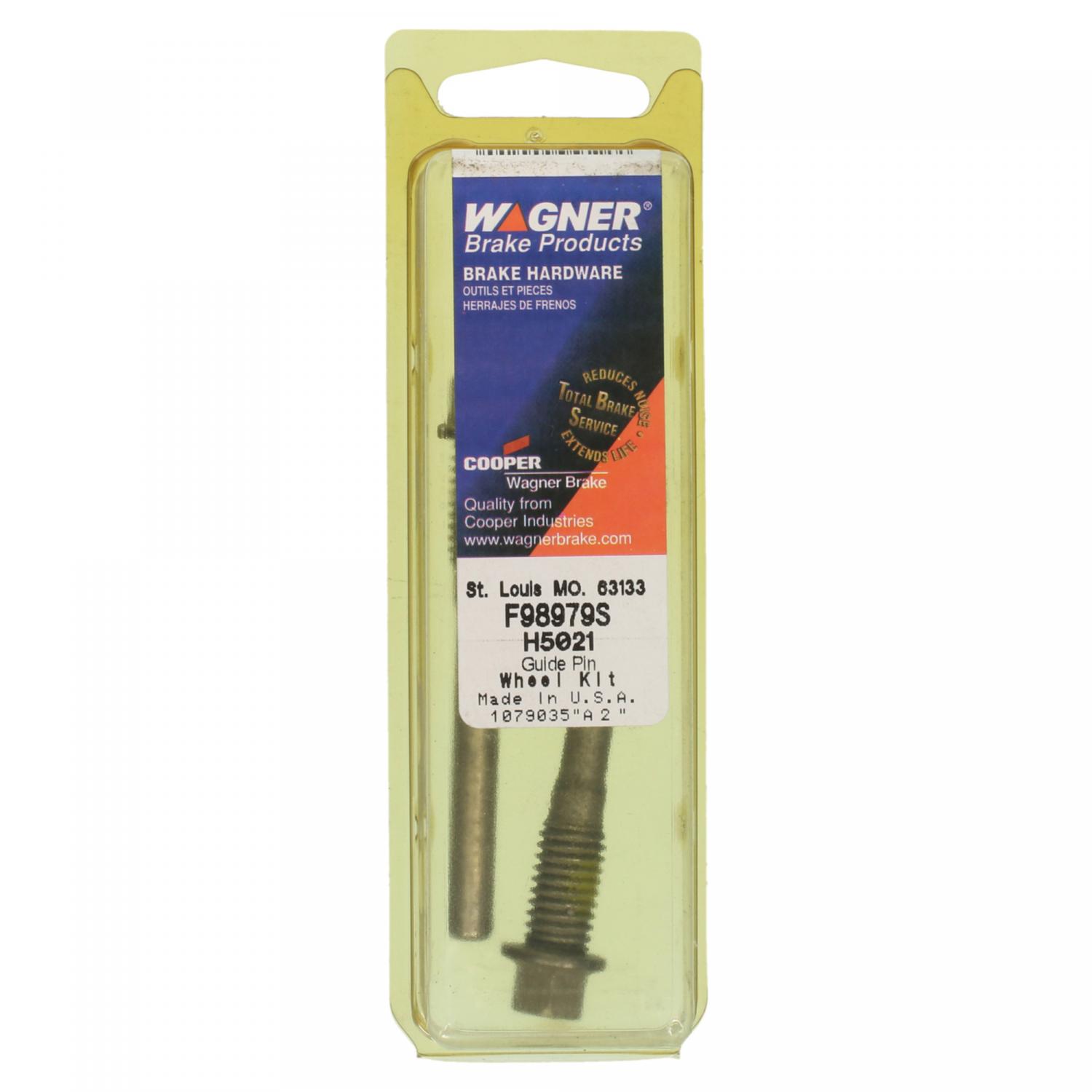 Wagner Brake H5021 Disc Brake Caliper Bolt product image 1 of 2