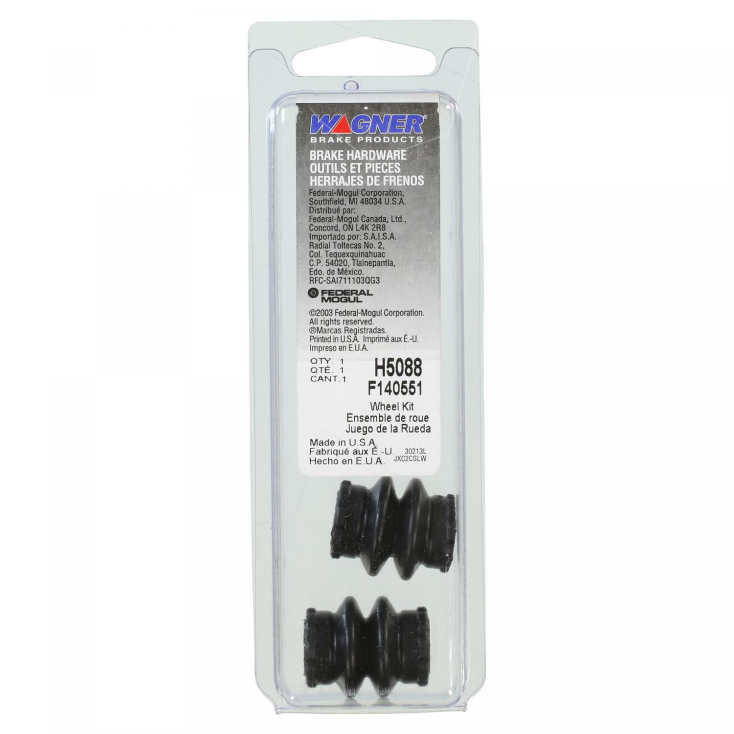 Wagner Brake H5088 - Disc Brake Caliper Guide Pin Boot Kit Wagner Brake H5088 Disc Brake Caliper Guide Pin Boot Kit product image 1 of 2