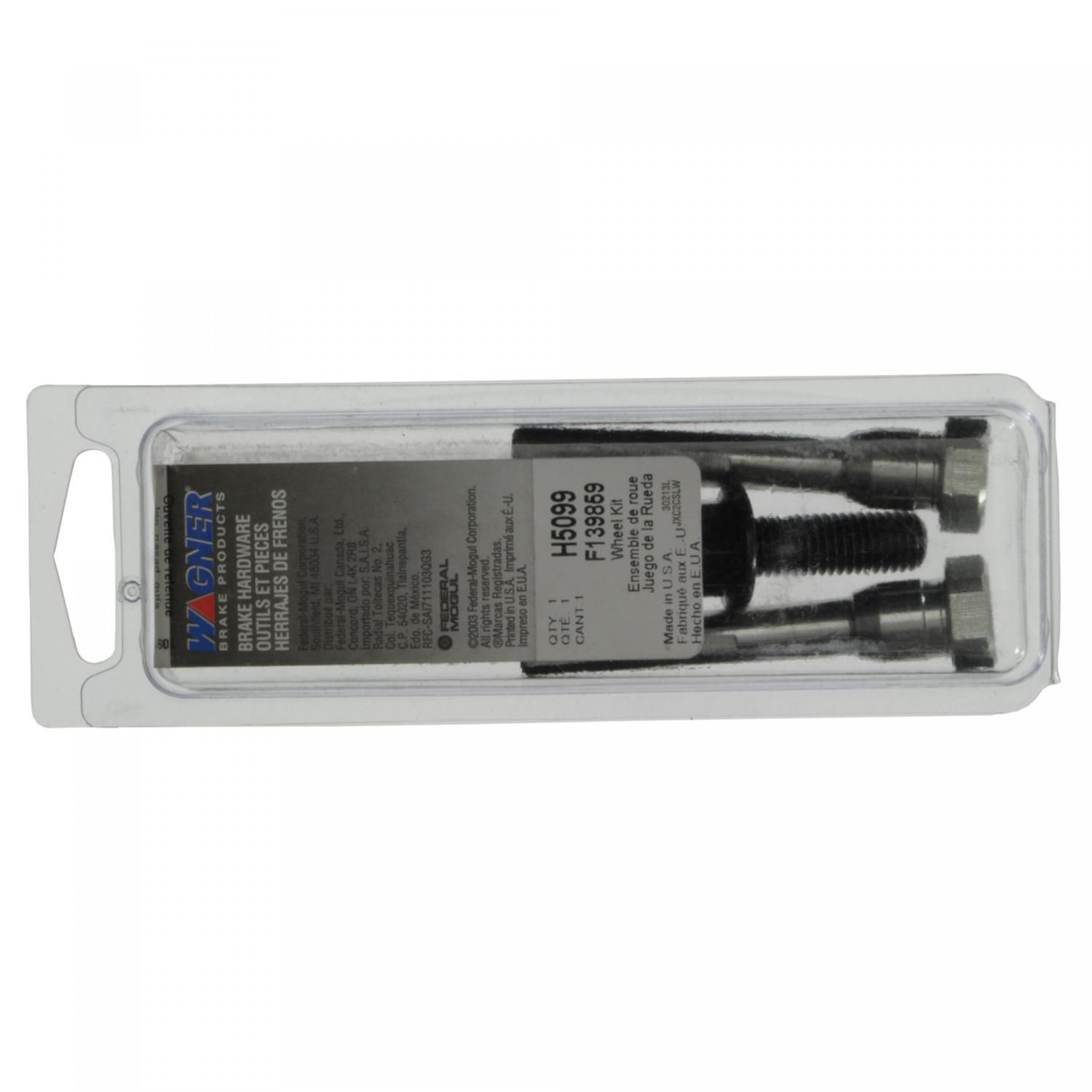 Wagner Brake H5099 Disc Brake Caliper Bolt product image 1 of 2