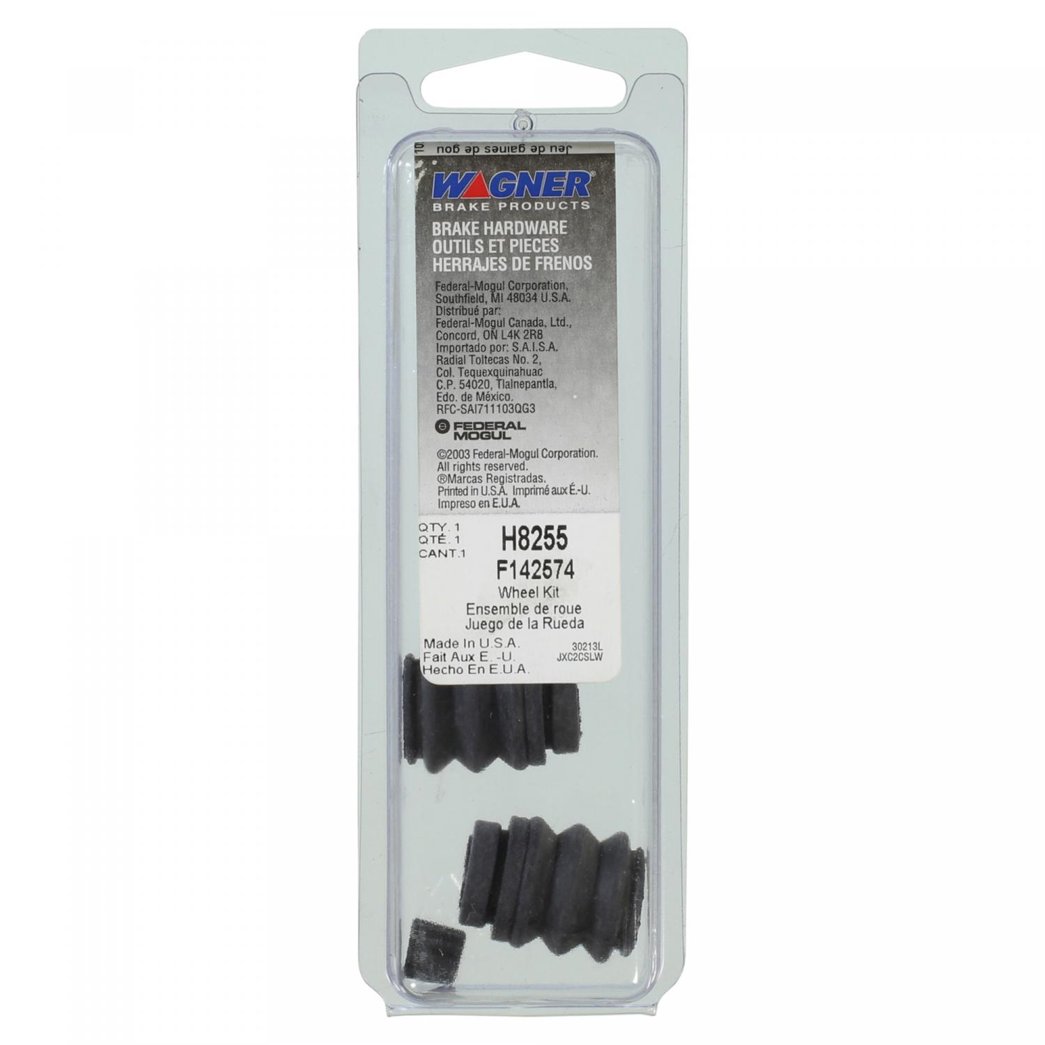 Wagner Brake H8255 - Disc Brake Caliper Guide Pin Boot Kit Wagner Brake H8255 Disc Brake Caliper Guide Pin Boot Kit product image 1 of 2